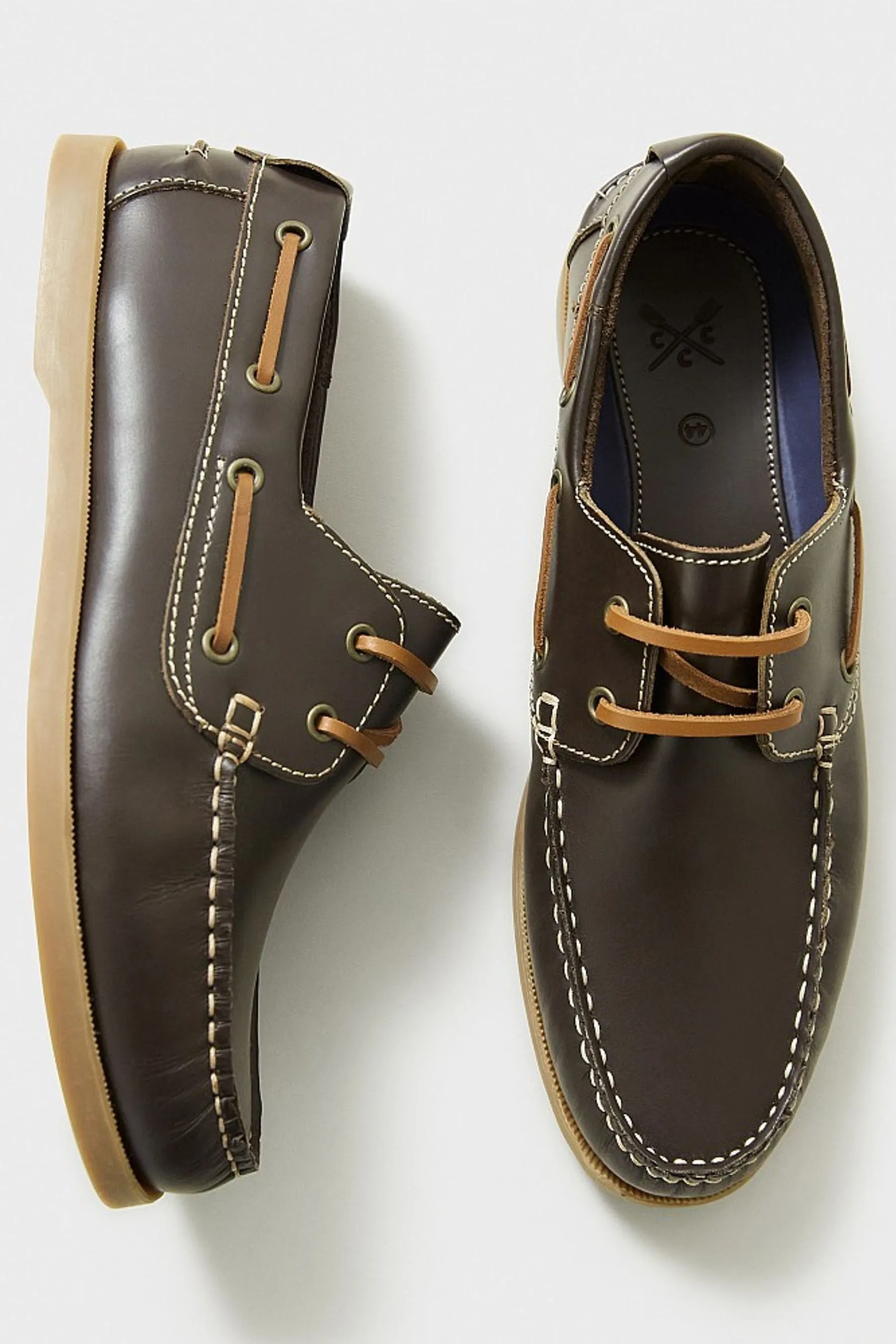Crew Clothing - Austell - Maglione in pelle con Scarpe