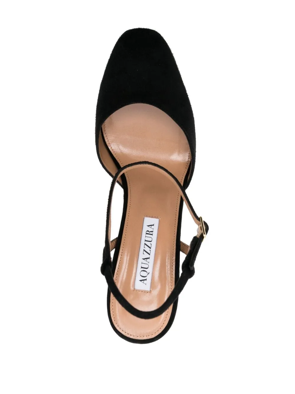 Decollete con plateau 130mm in nero - donna
