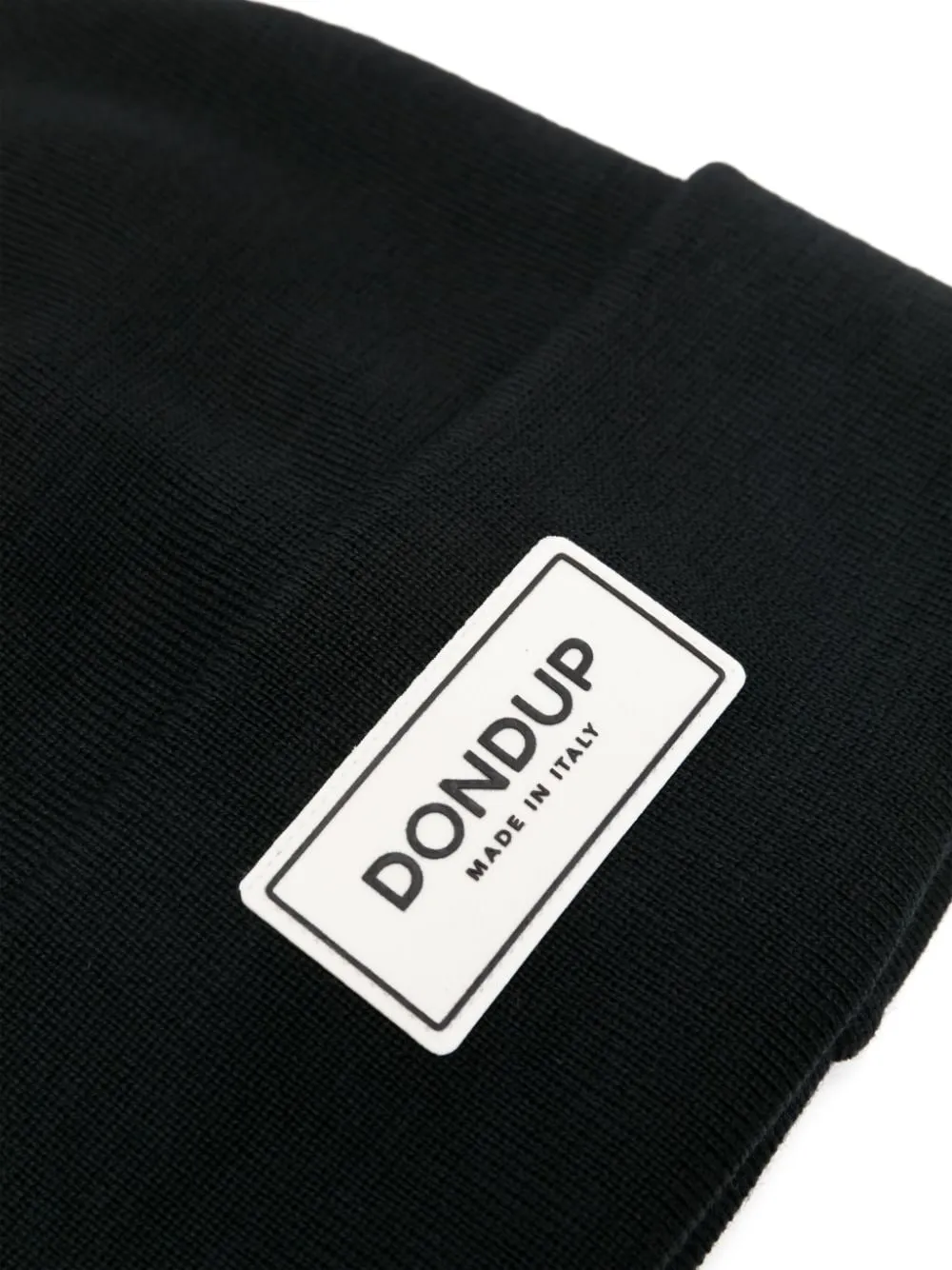 Dondup Cappello Nero Donna Patch Logo