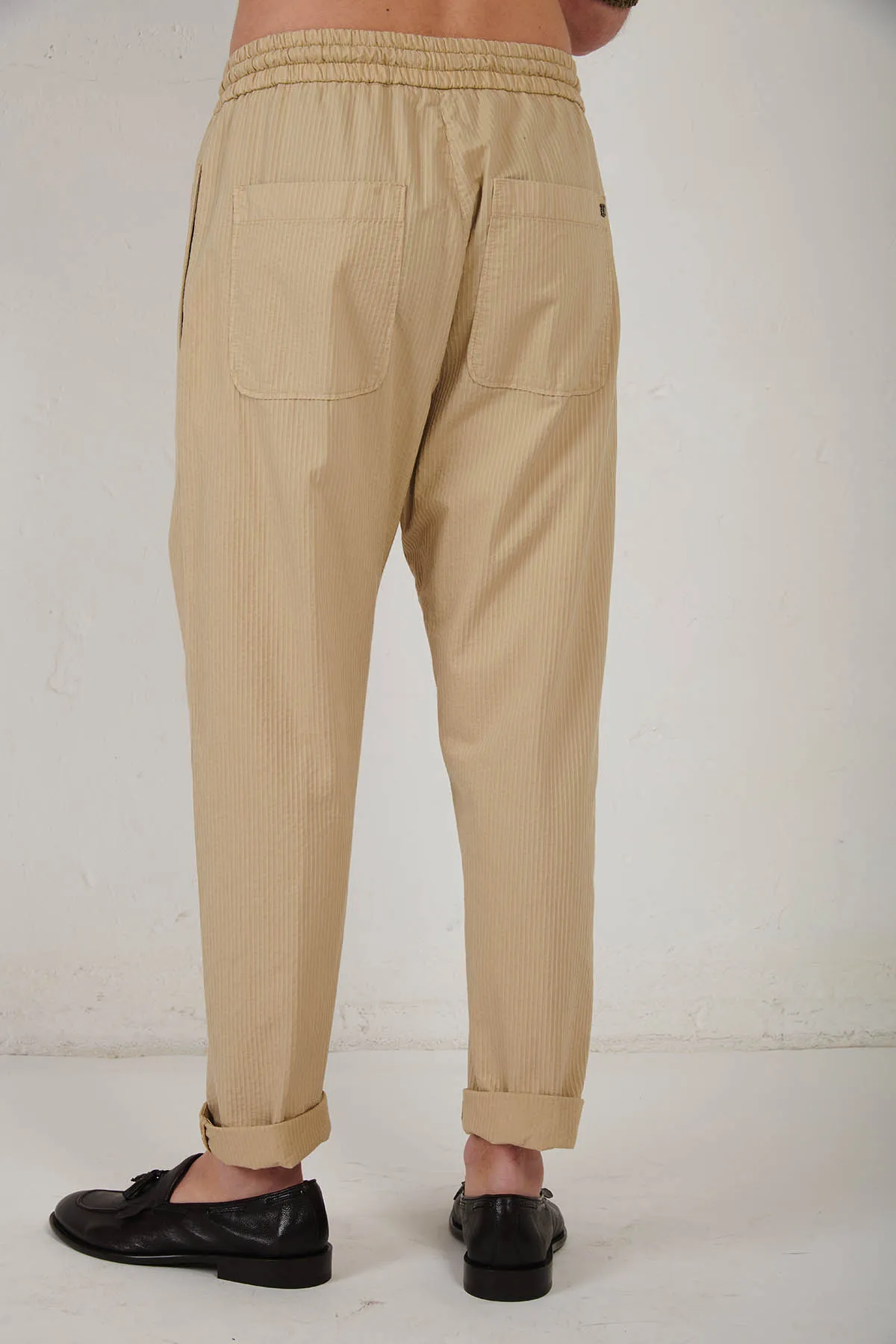 DONDUP pantalone Jogger DOM con coulisse