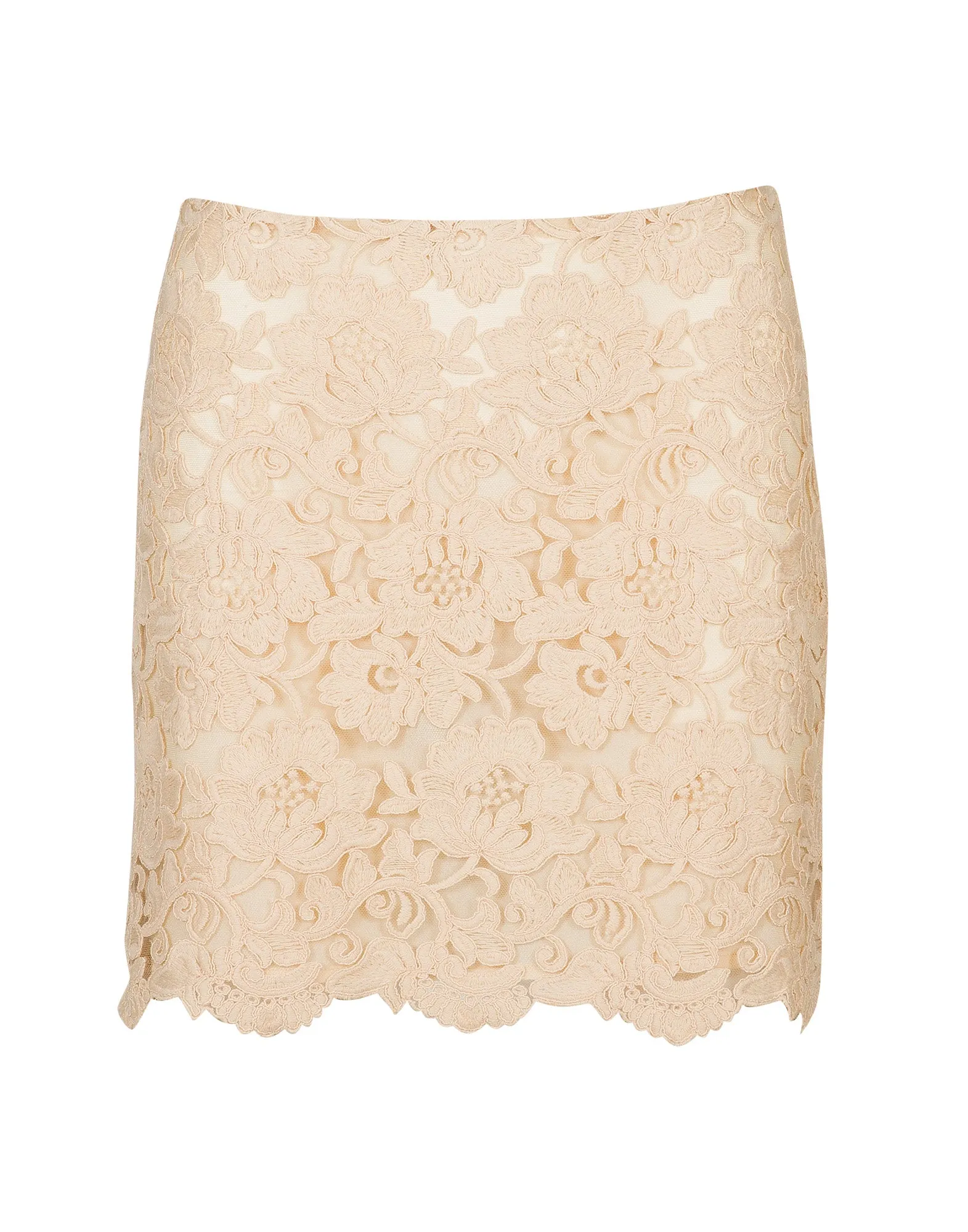 DOUUOD Gonna Corta in Macramè su Tulle