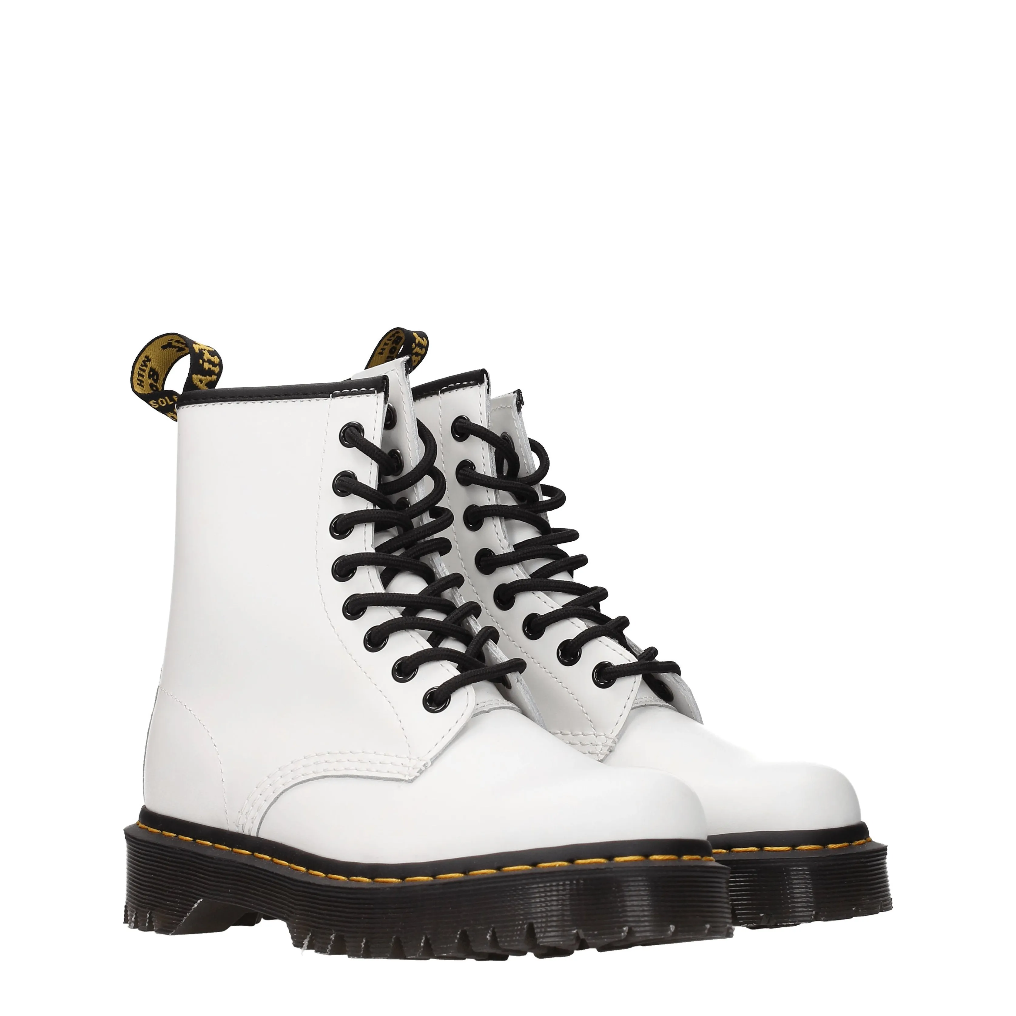 Dr. Martens Stivaletti Donna Pelle Bianco