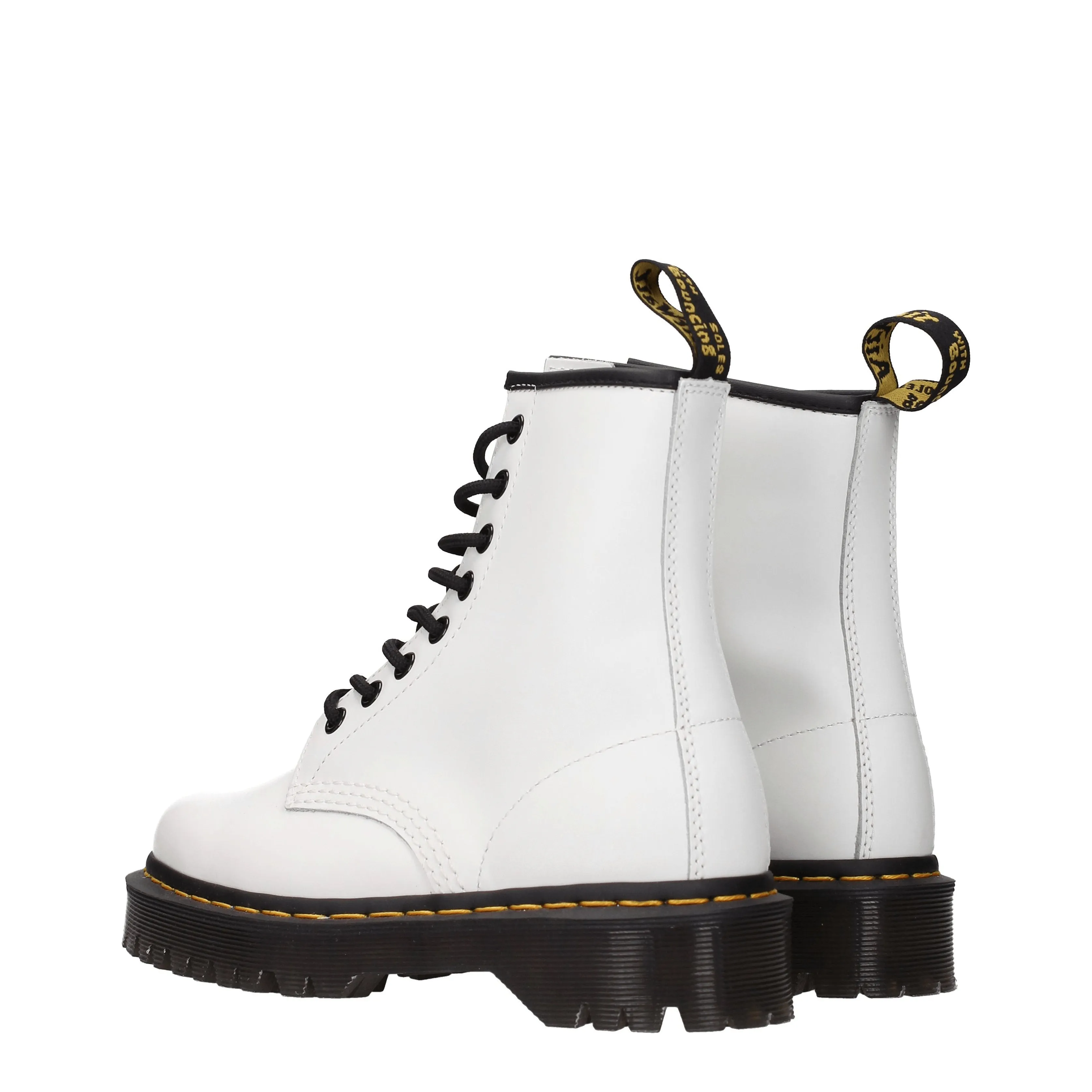 Dr. Martens Stivaletti Donna Pelle Bianco
