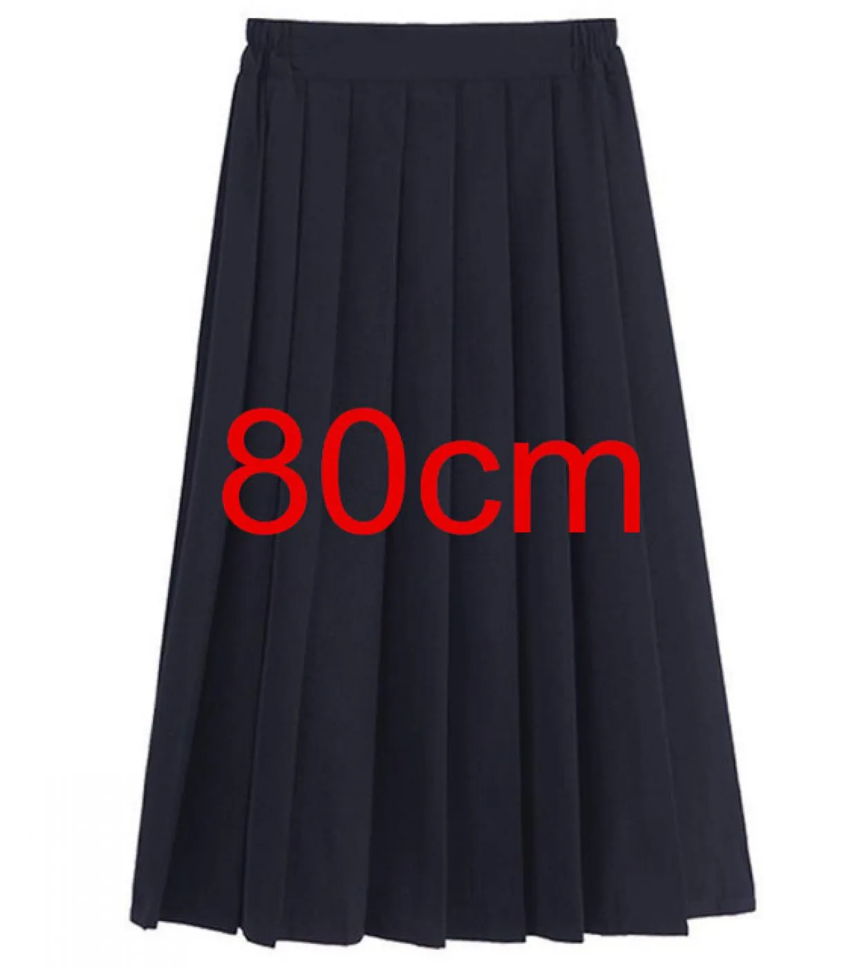 Elastico in vita Studente Ragazze Scuola Uniforme Gonna longuette da donna Gonna longuette da donna Gonna a pieghe femminile
