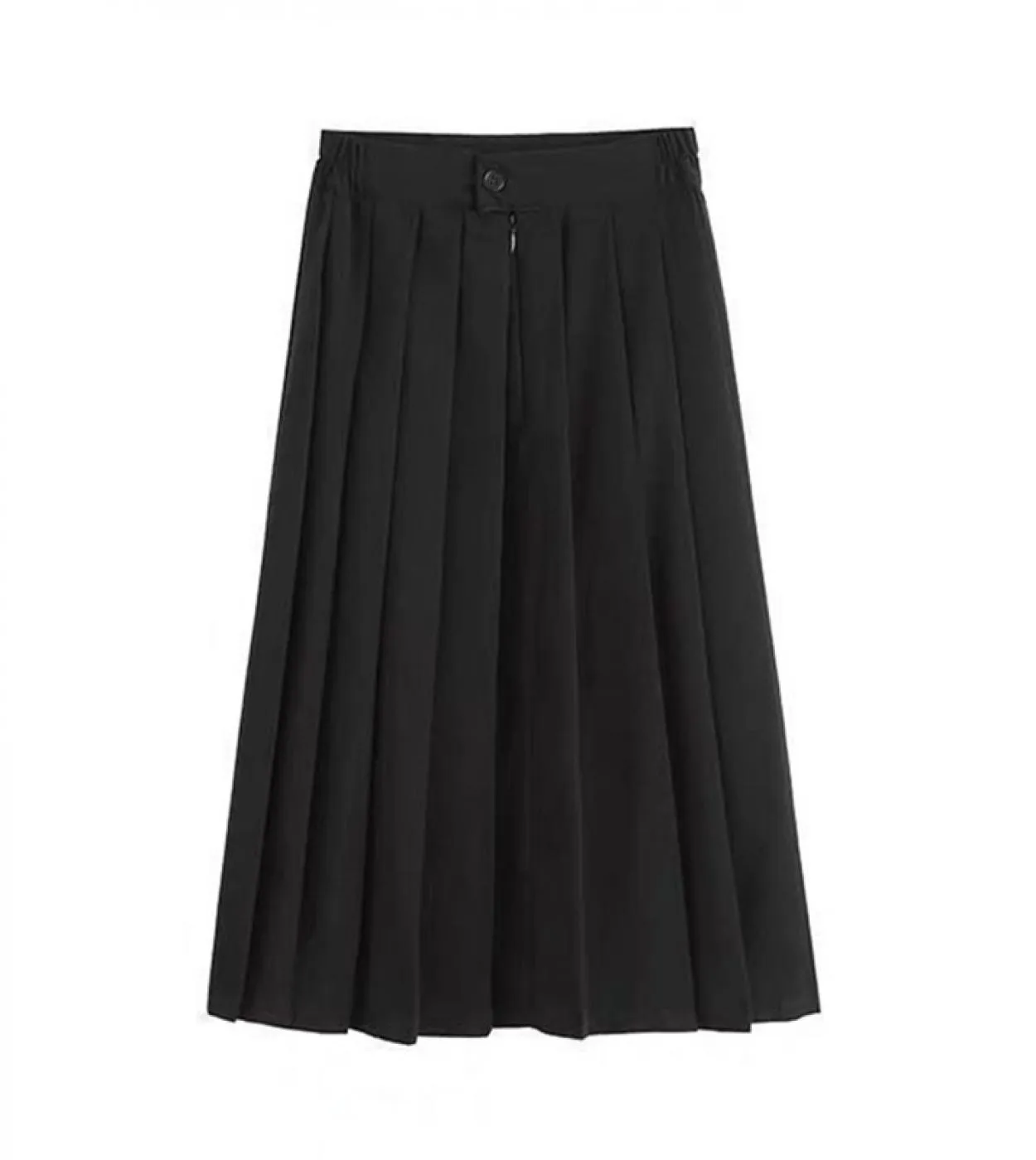 Elastico in vita Studente Ragazze Scuola Uniforme Gonna longuette da donna Gonna longuette da donna Gonna a pieghe femminile
