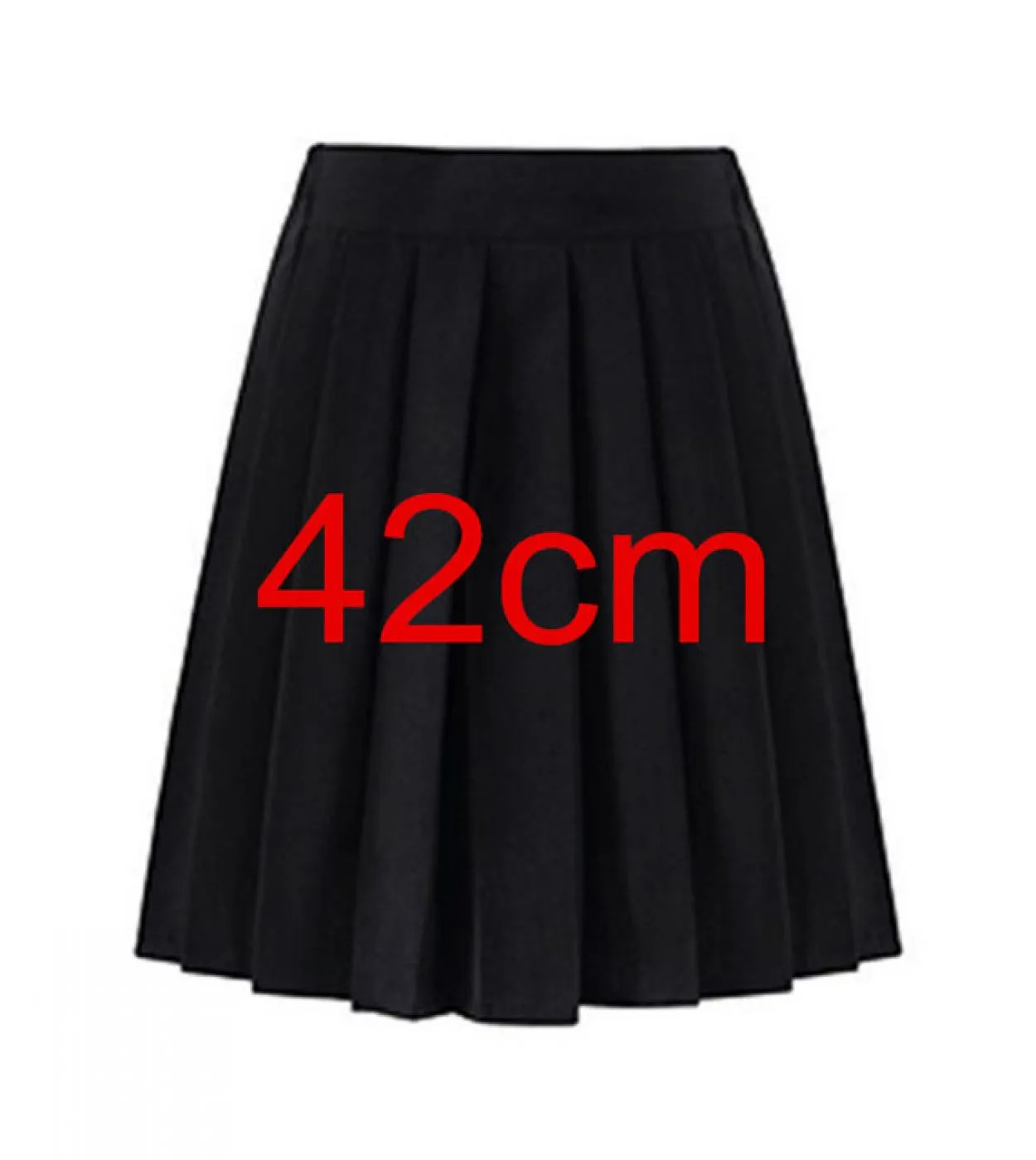 Elastico in vita Studente Ragazze Scuola Uniforme Gonna longuette da donna Gonna longuette da donna Gonna a pieghe femminile