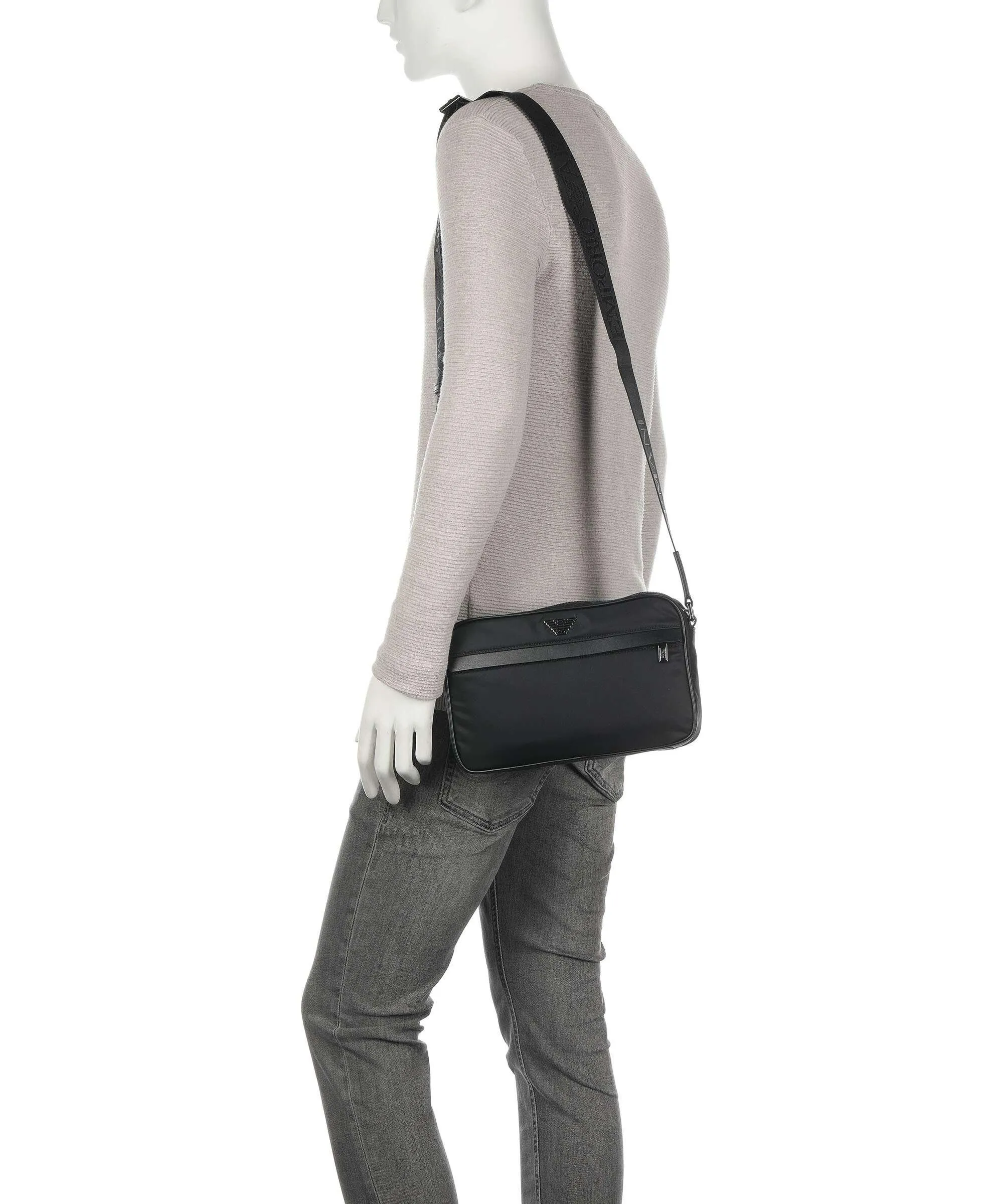  Emporio Armani Borsa a tracolla poliammide nero  