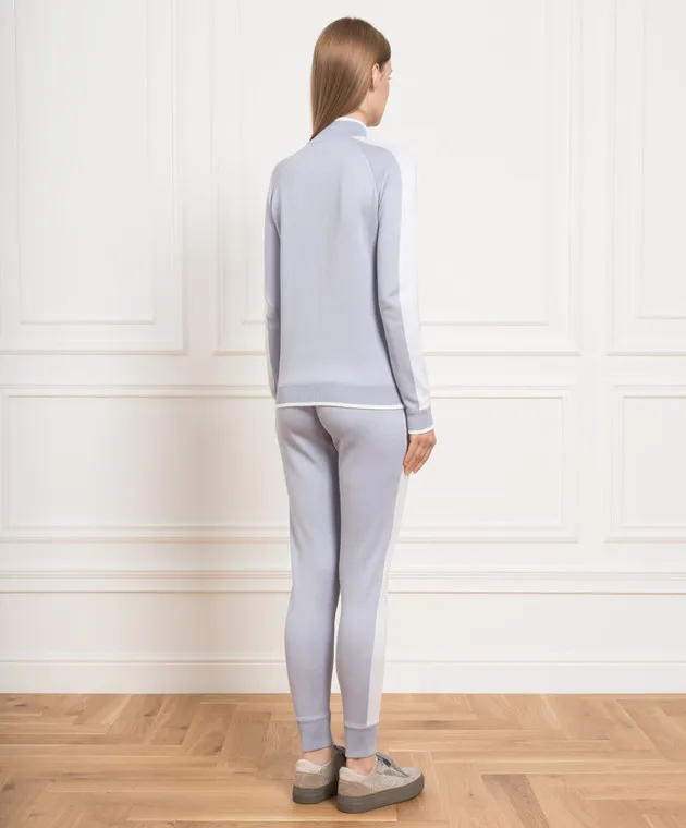 Enrico Mandelli Tuta azzurra con righe MAXIME4994