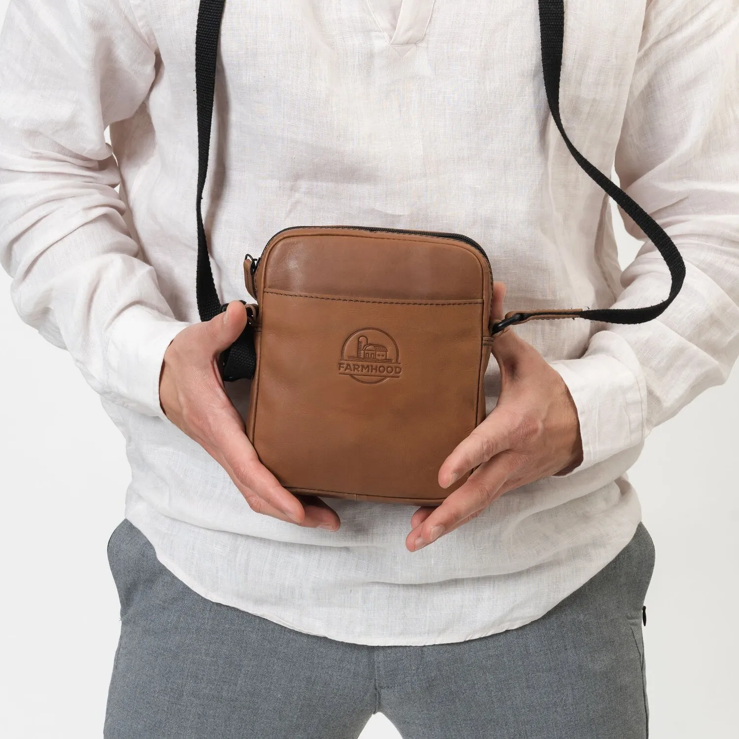 Farmhood Nashville Borsa a tracolla Pelle 18 cm