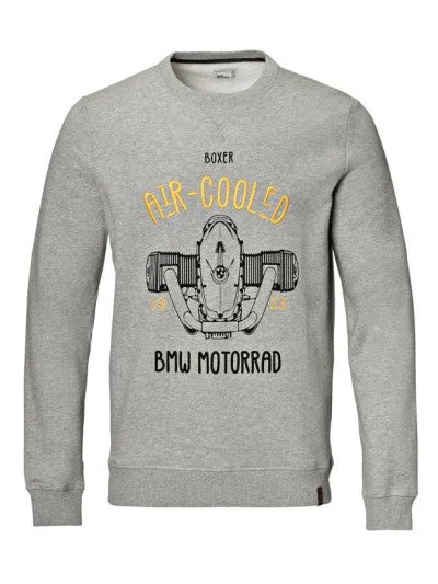 Felpa Aircooled uomo grigia Bmw