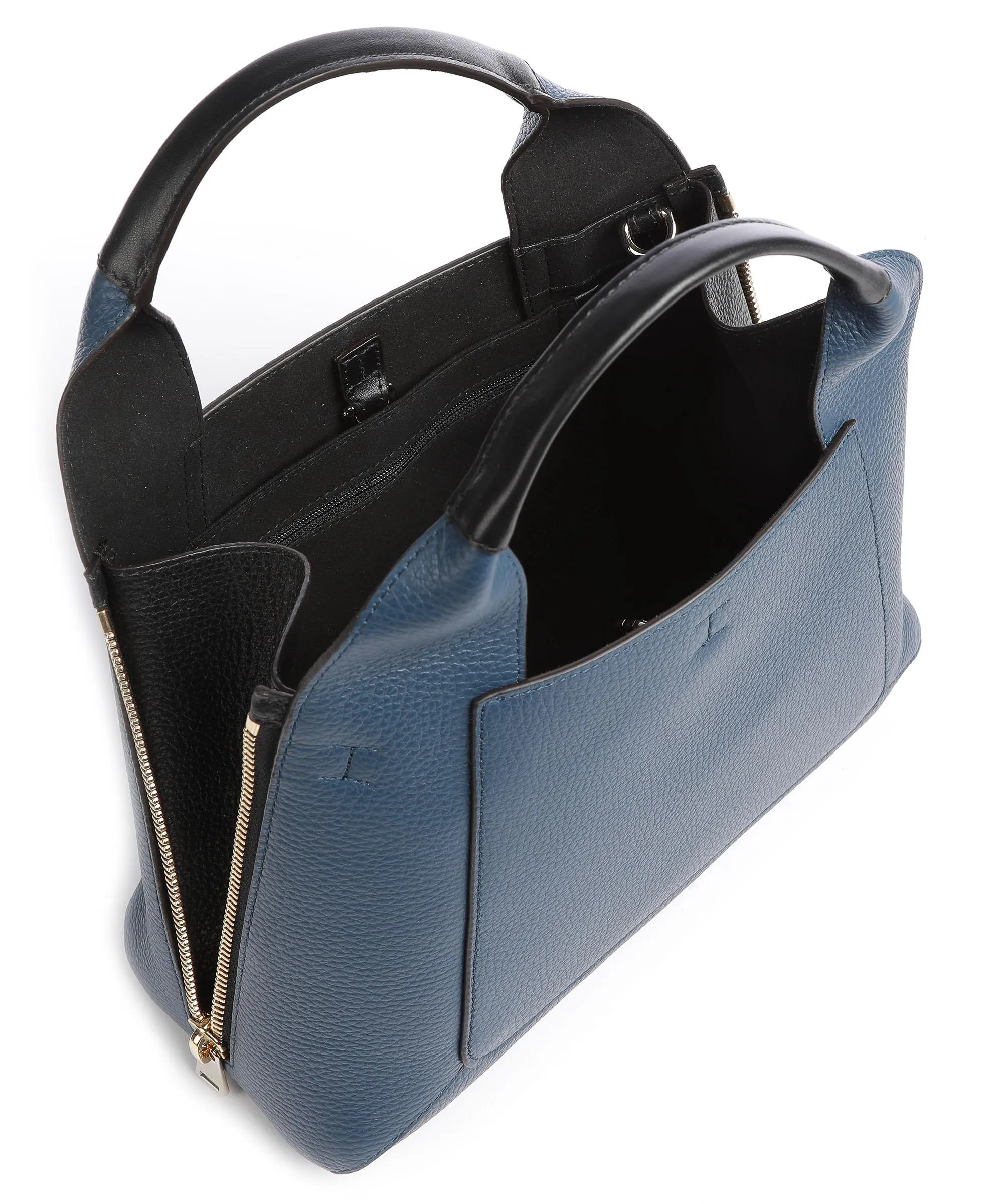  Furla Gilda M Borsa a mano pelle granulata petrol  