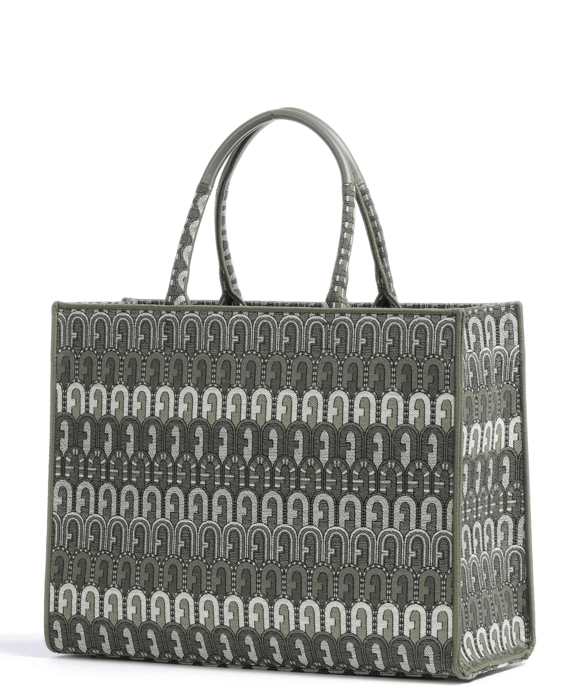  Furla Opportunity L Borsa a mano cotone, poliestere verde  