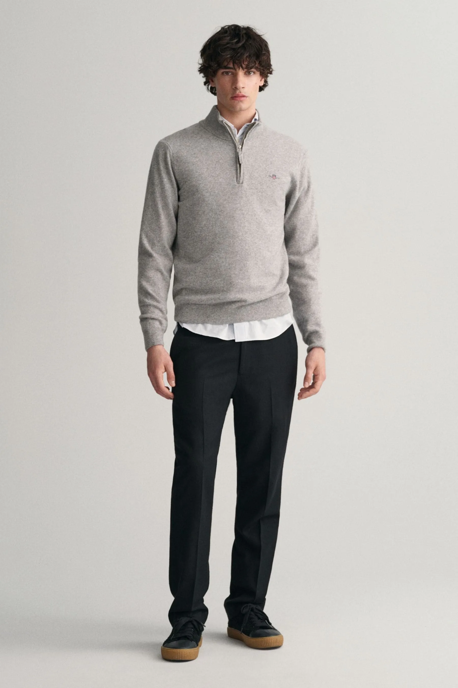 GANT Maglione In Lana d'Agnello Mezza Zip GANT