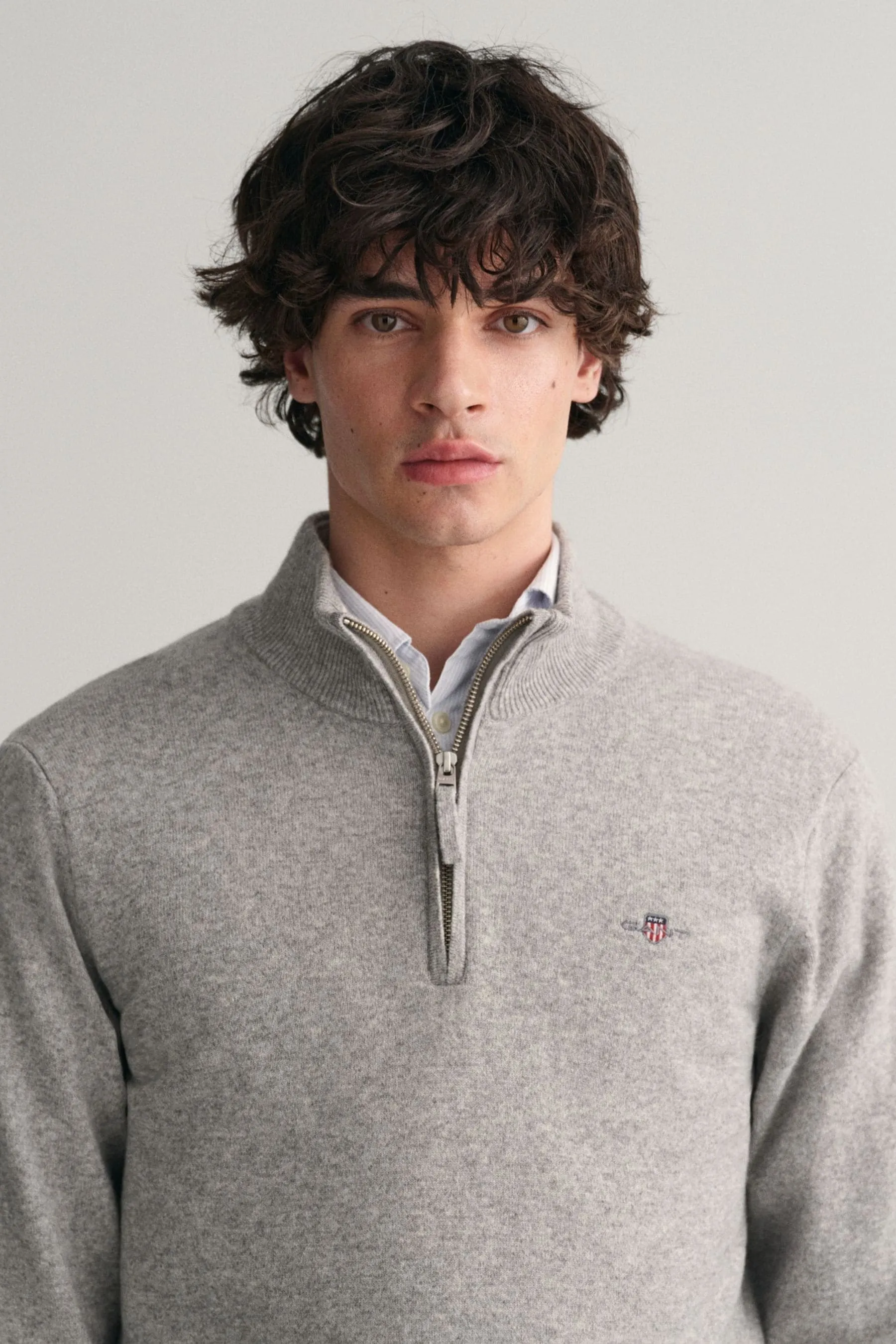 GANT Maglione In Lana d'Agnello Mezza Zip GANT