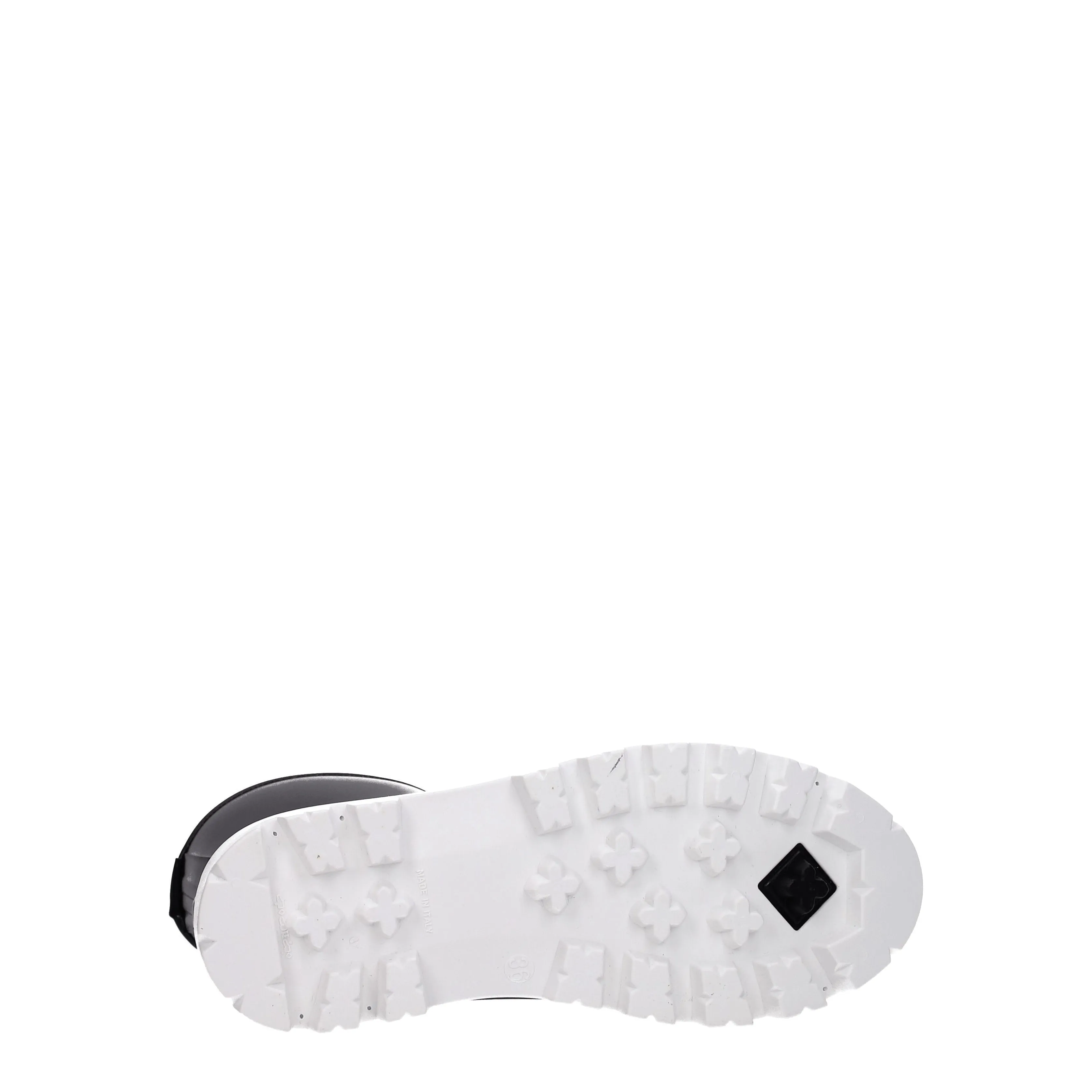Gia Borghini Stivaletti Couture Donna Gomma Nero/Bianco