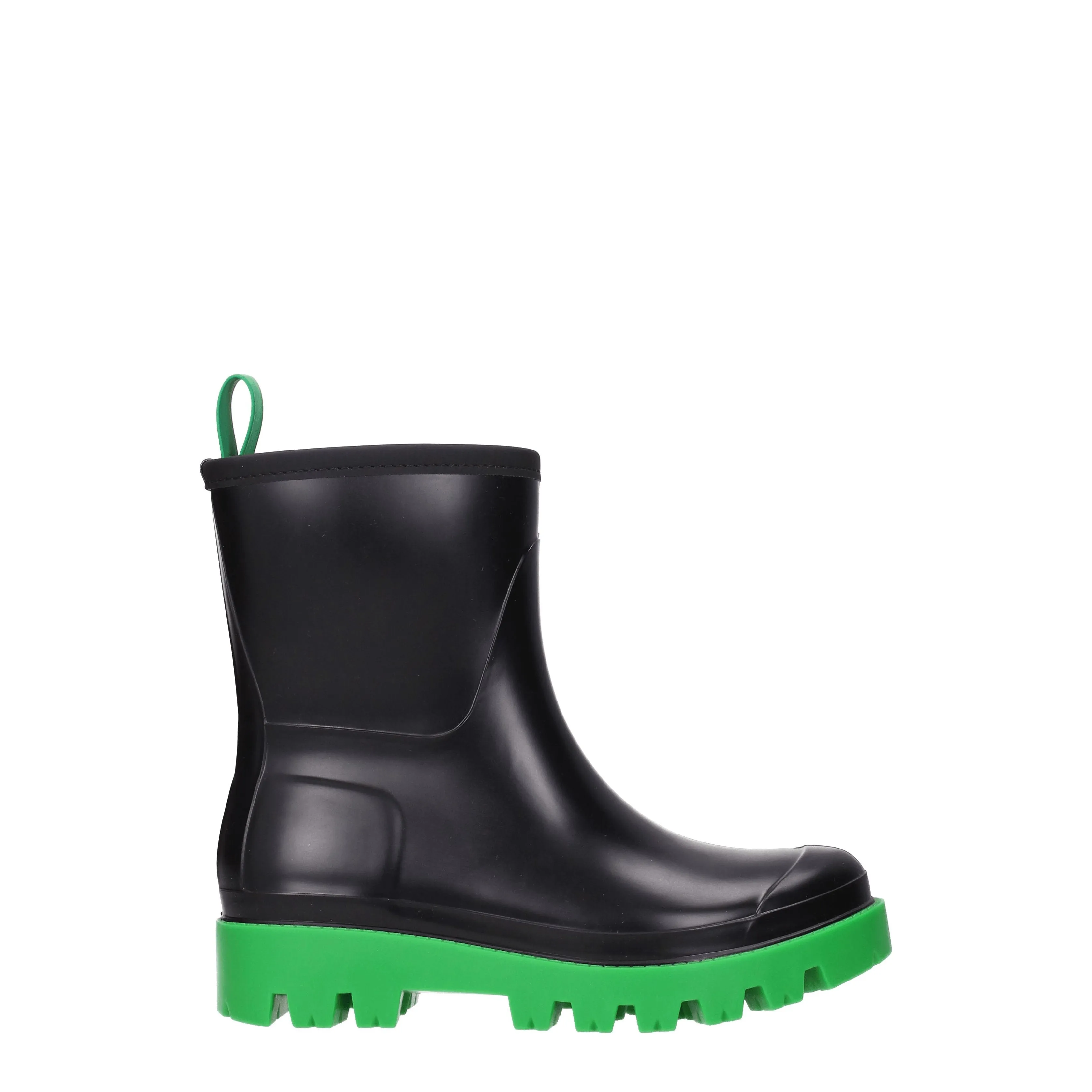 Gia Borghini Stivaletti Couture Donna Gomma Nero/Verde