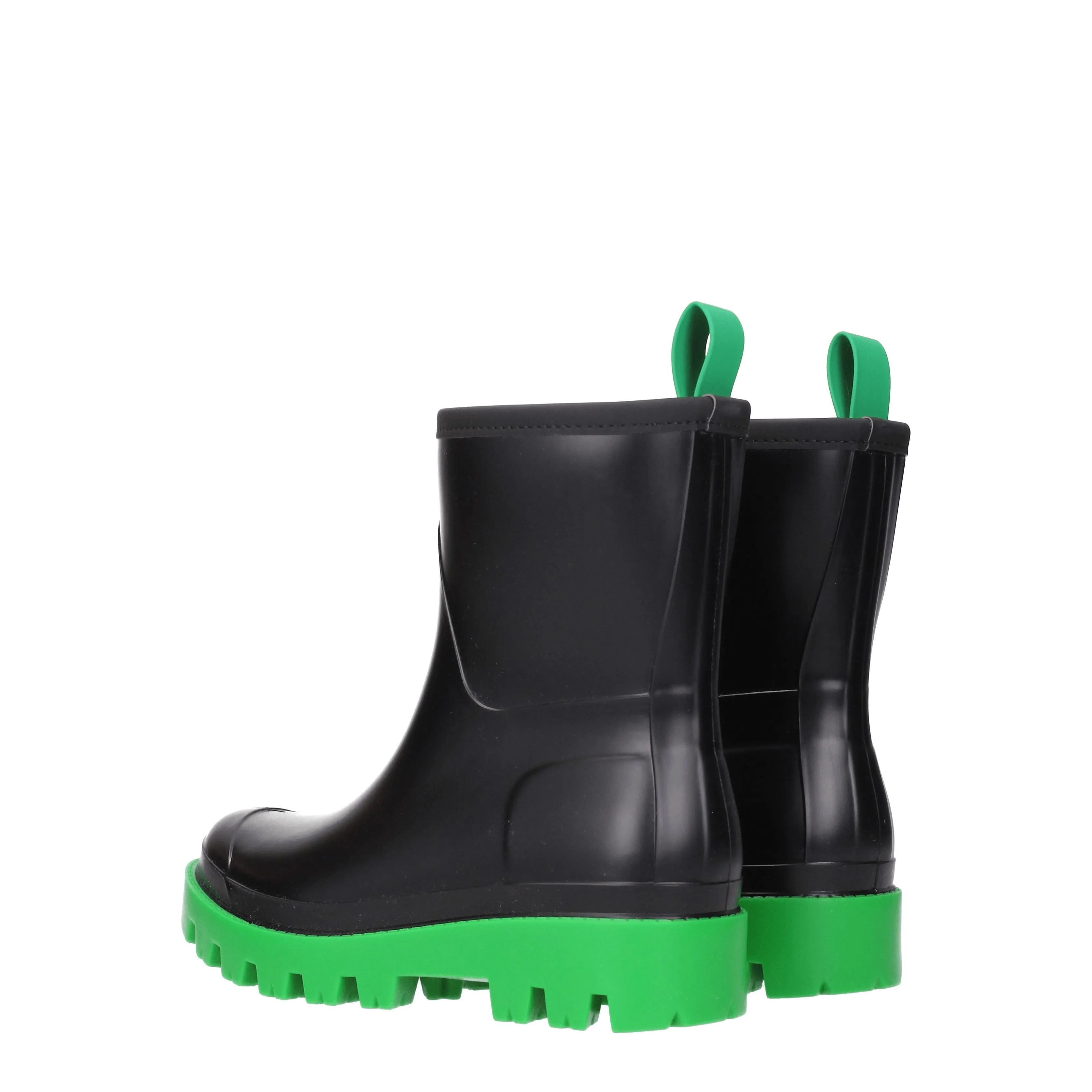 Gia Borghini Stivaletti Couture Donna Gomma Nero/Verde