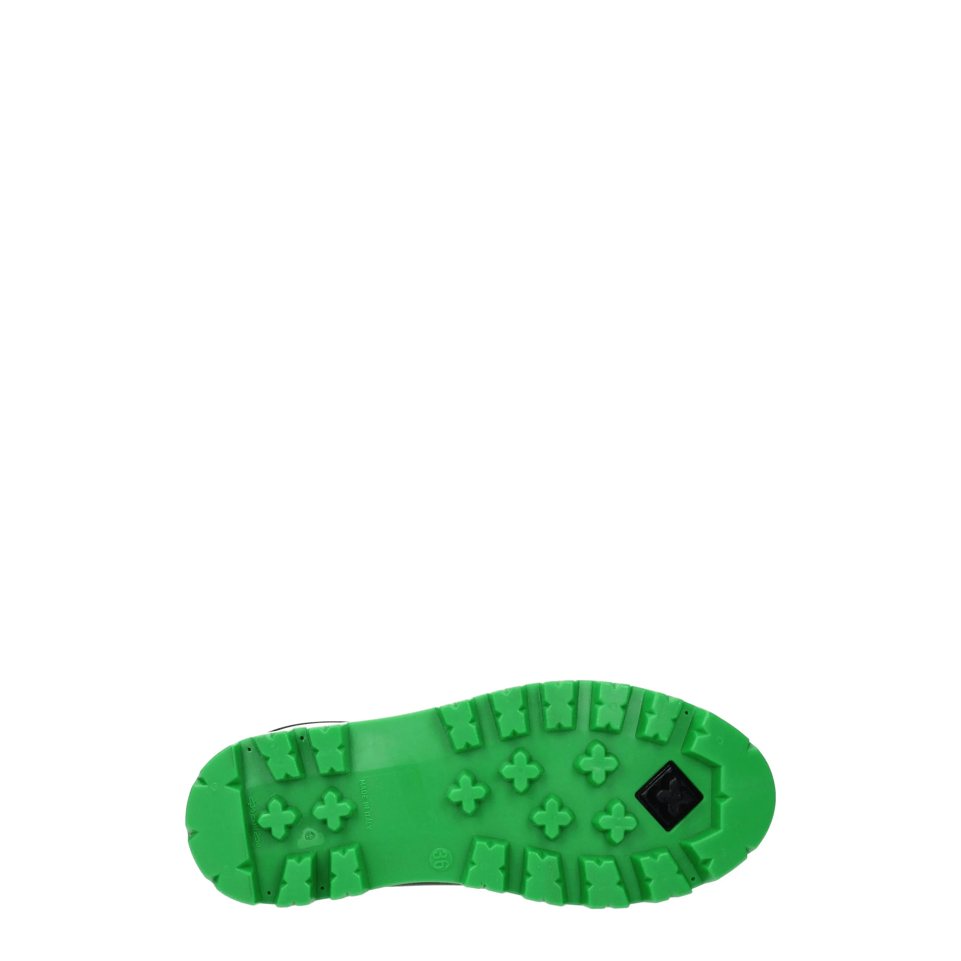 Gia Borghini Stivaletti Couture Donna Gomma Nero/Verde