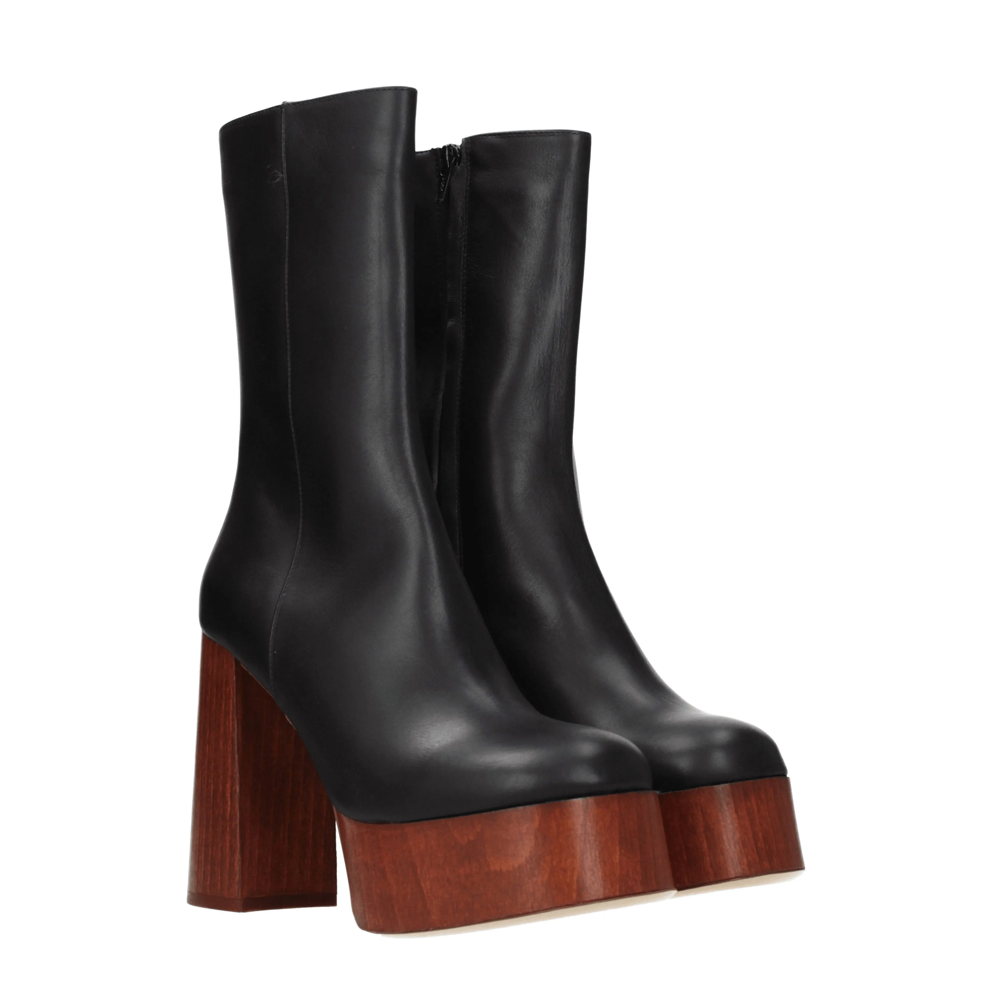 Gia Borghini Stivaletti Rhw Donna Pelle Nero