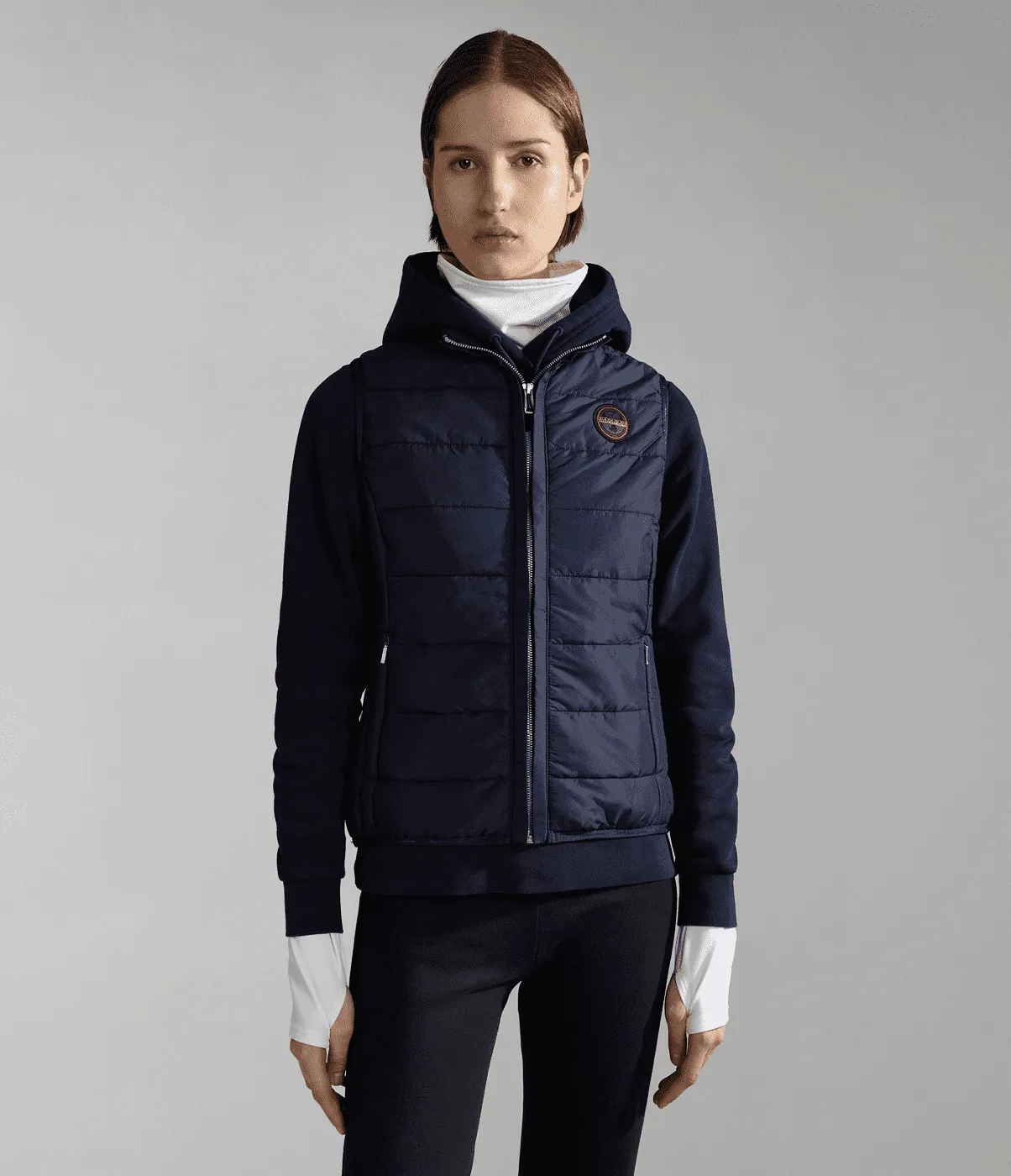 GILET DA DONNA NAPAPIJRI ACALMAR W VEST 6 BLU MARINE NP0A4HCT 176