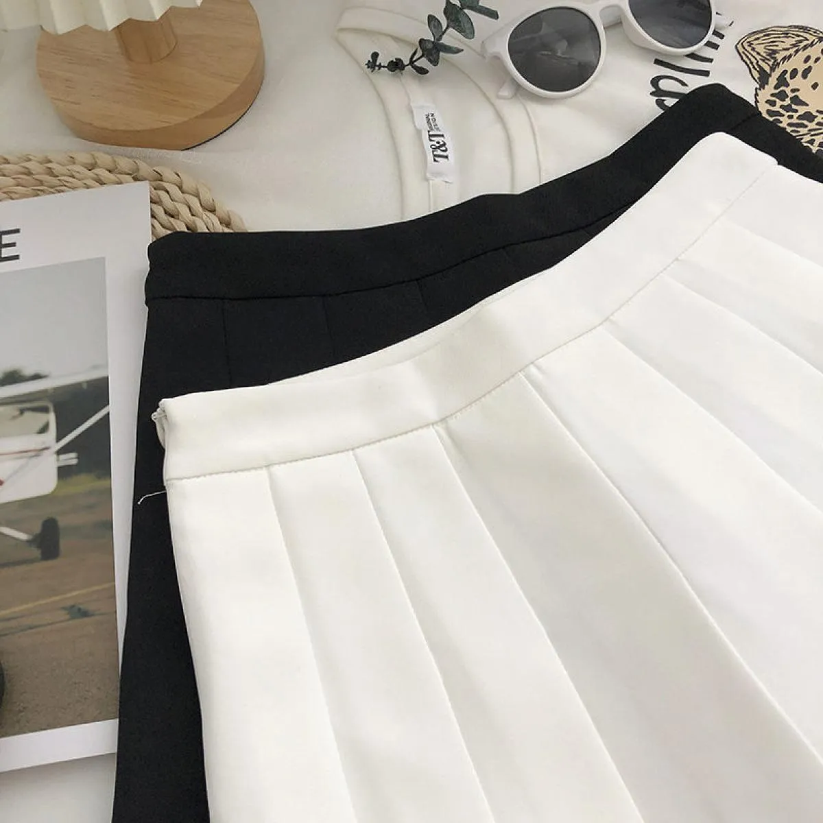 Gonna alla moda stile preppy Gonna stile preppy Gonne estive stile preppy