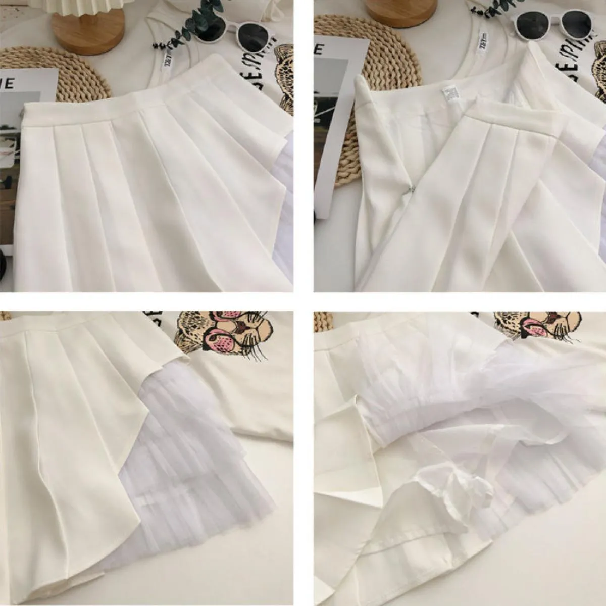 Gonna alla moda stile preppy Gonna stile preppy Gonne estive stile preppy