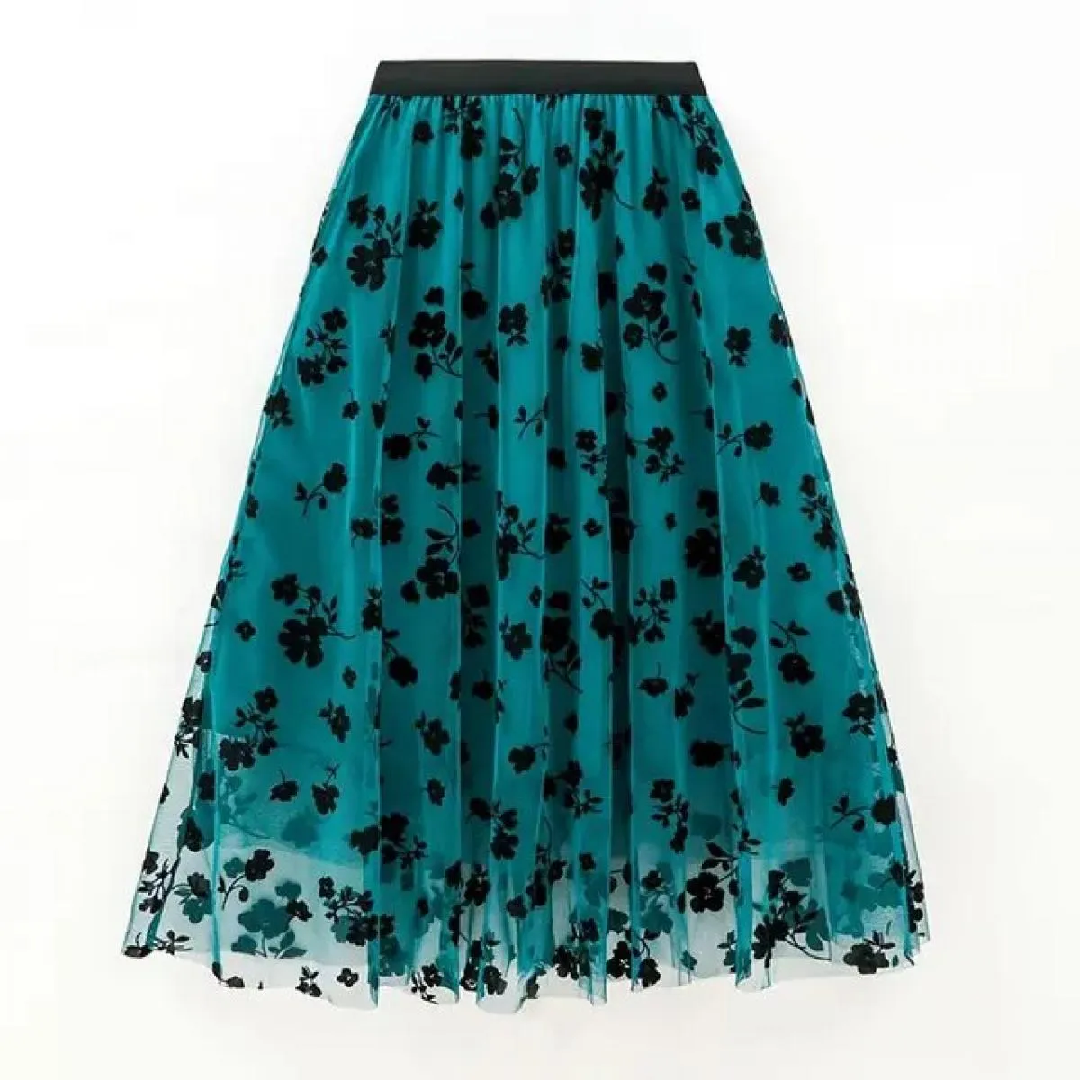Gonna lunga Moda Kawaii  Midi Maxi Gonna Tutu Autunno Vintage Elastico a vita alta Gonna streetwear Gonne in tulle
