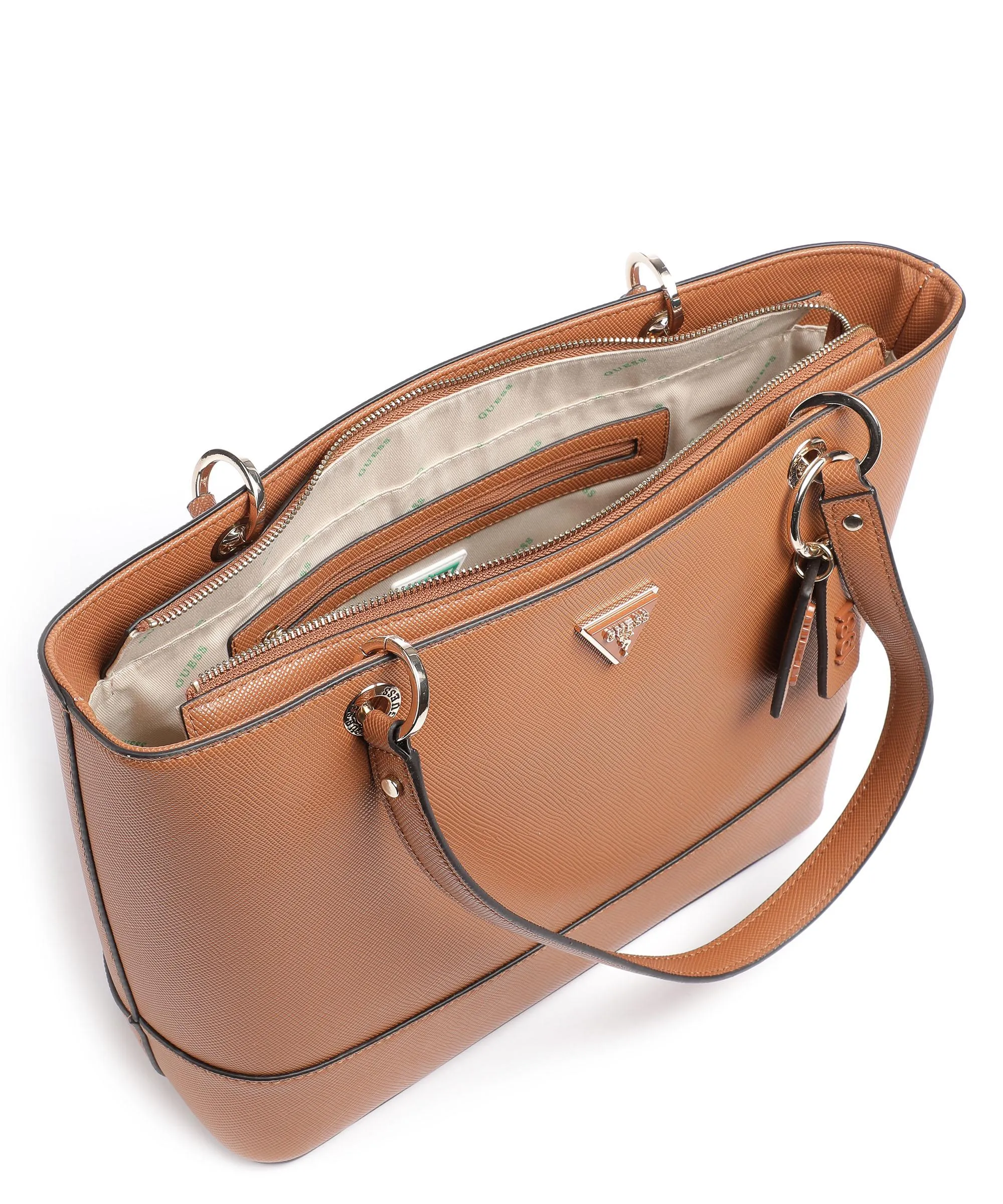  Guess Alexie Eco Borsa shopper pelle sintetica cognac  