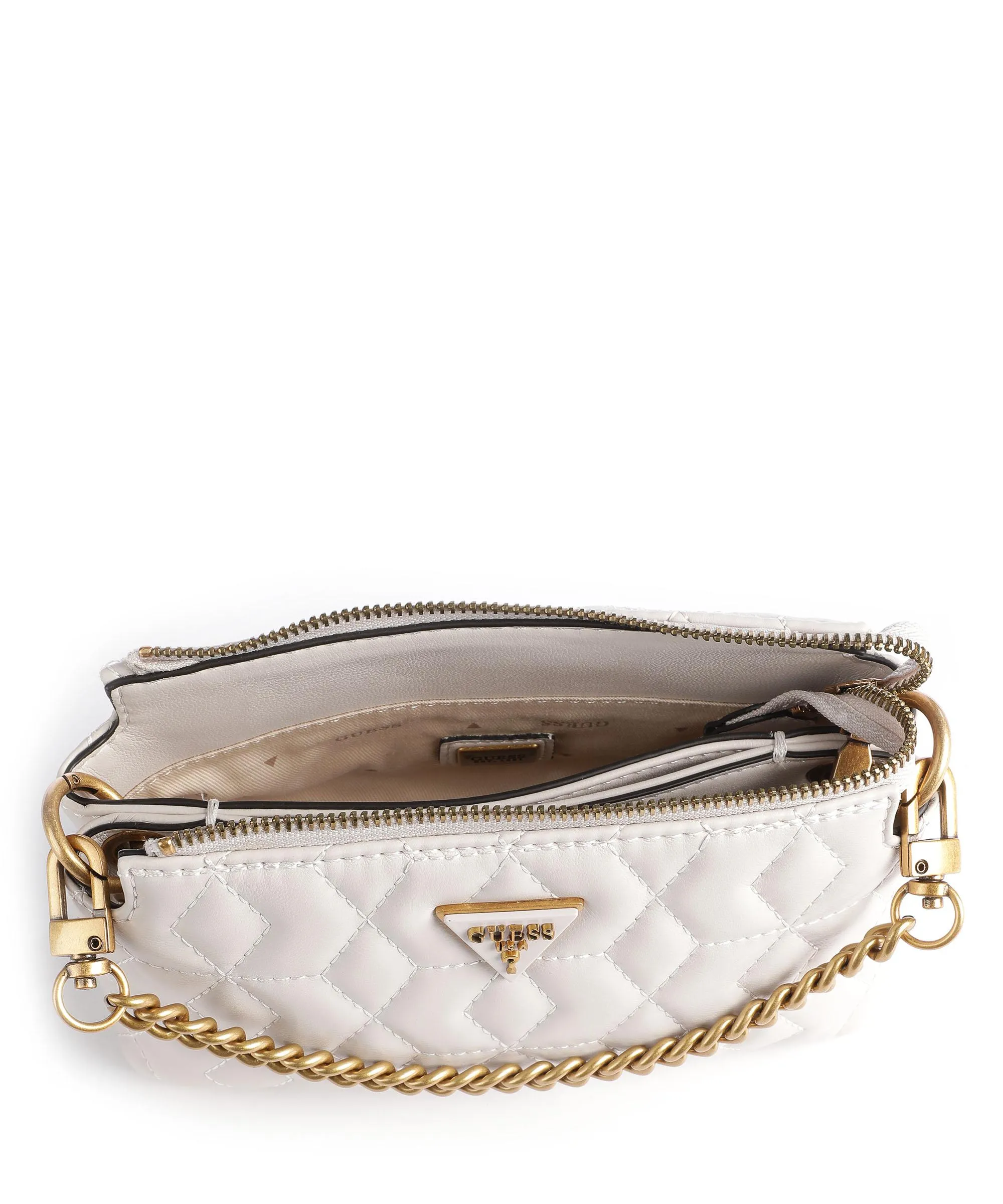 Guess Elenia Borsa a tracolla pelle sintetica avorio  