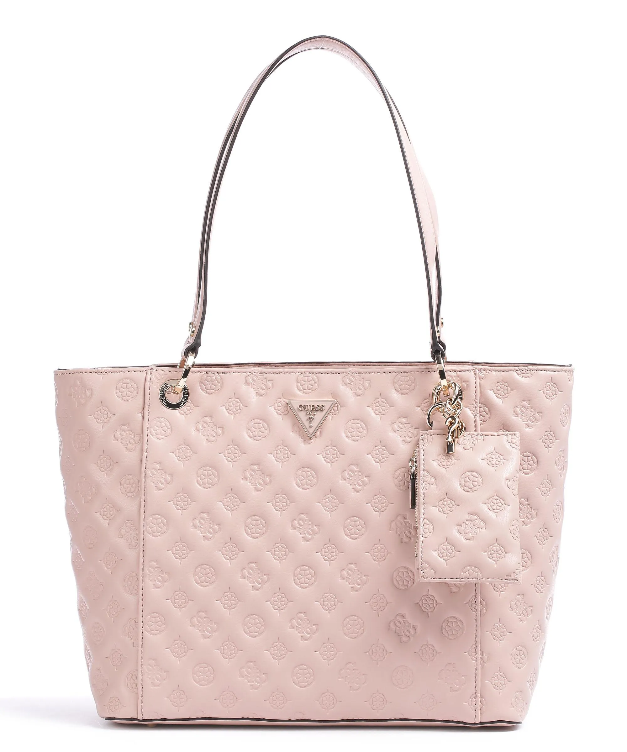  Guess Noelle Borsa shopper pelle sintetica rosa antico  