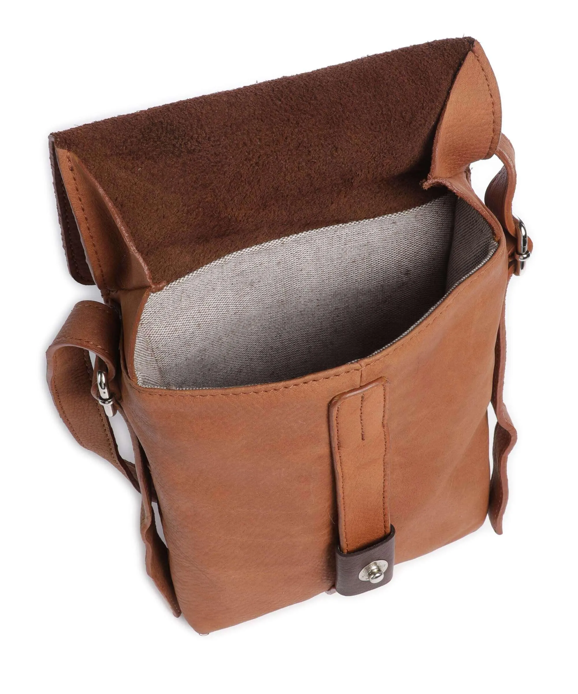  Harold's Lift Borsa a tracolla morbida pelle bovina cognac  