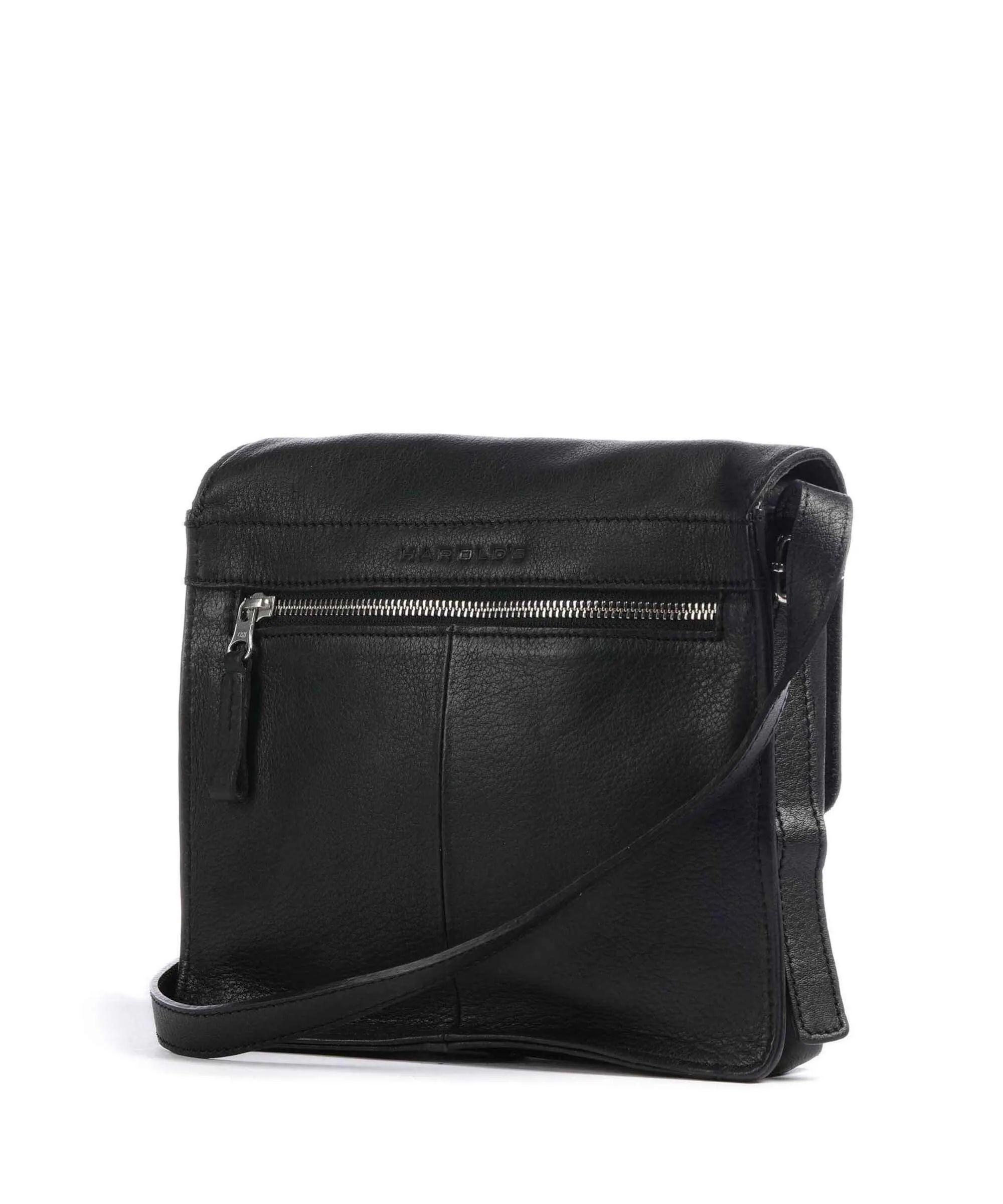  Harold's Lift Borsa a tracolla morbida pelle bovina nero  