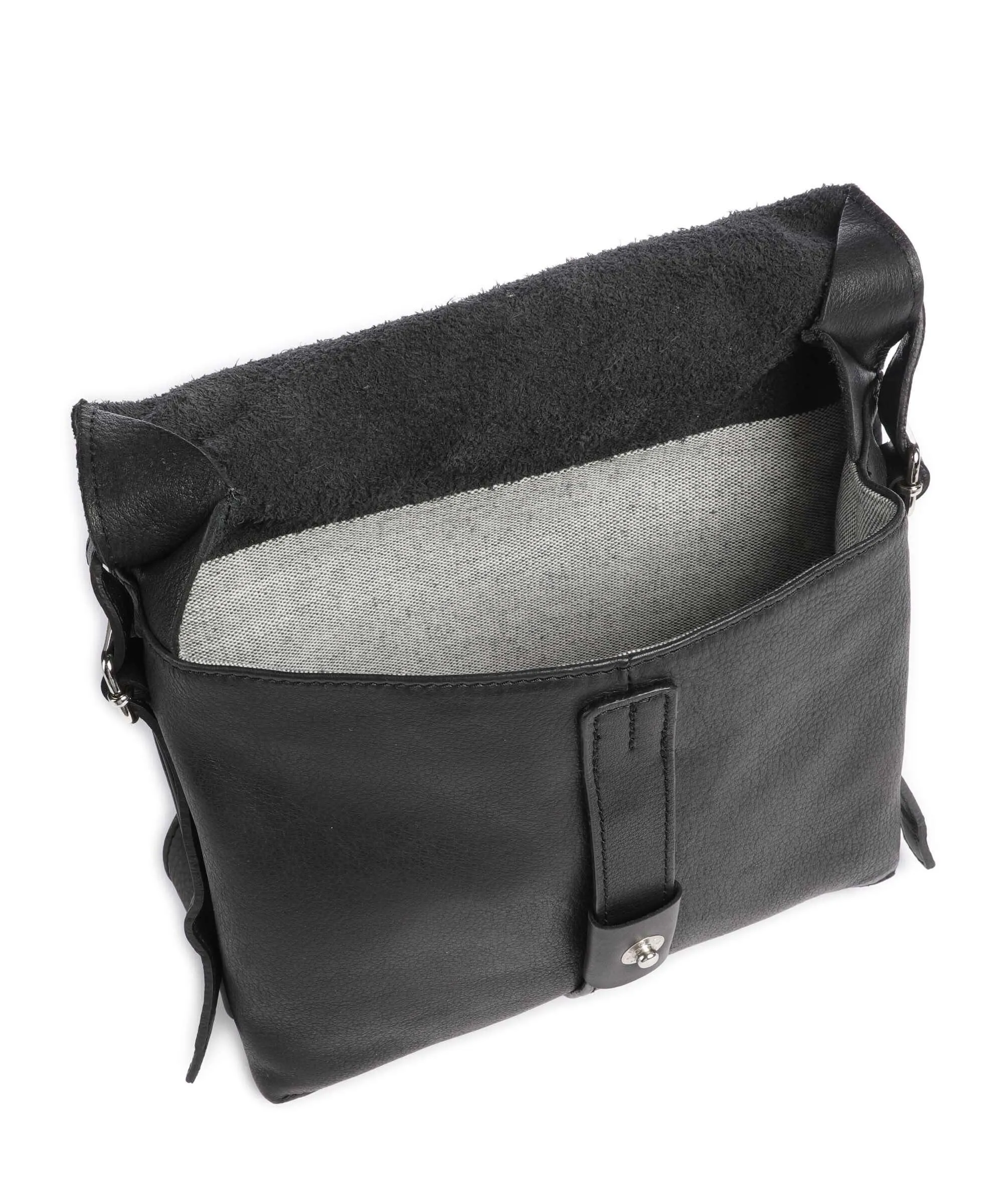  Harold's Lift Borsa a tracolla morbida pelle bovina nero  