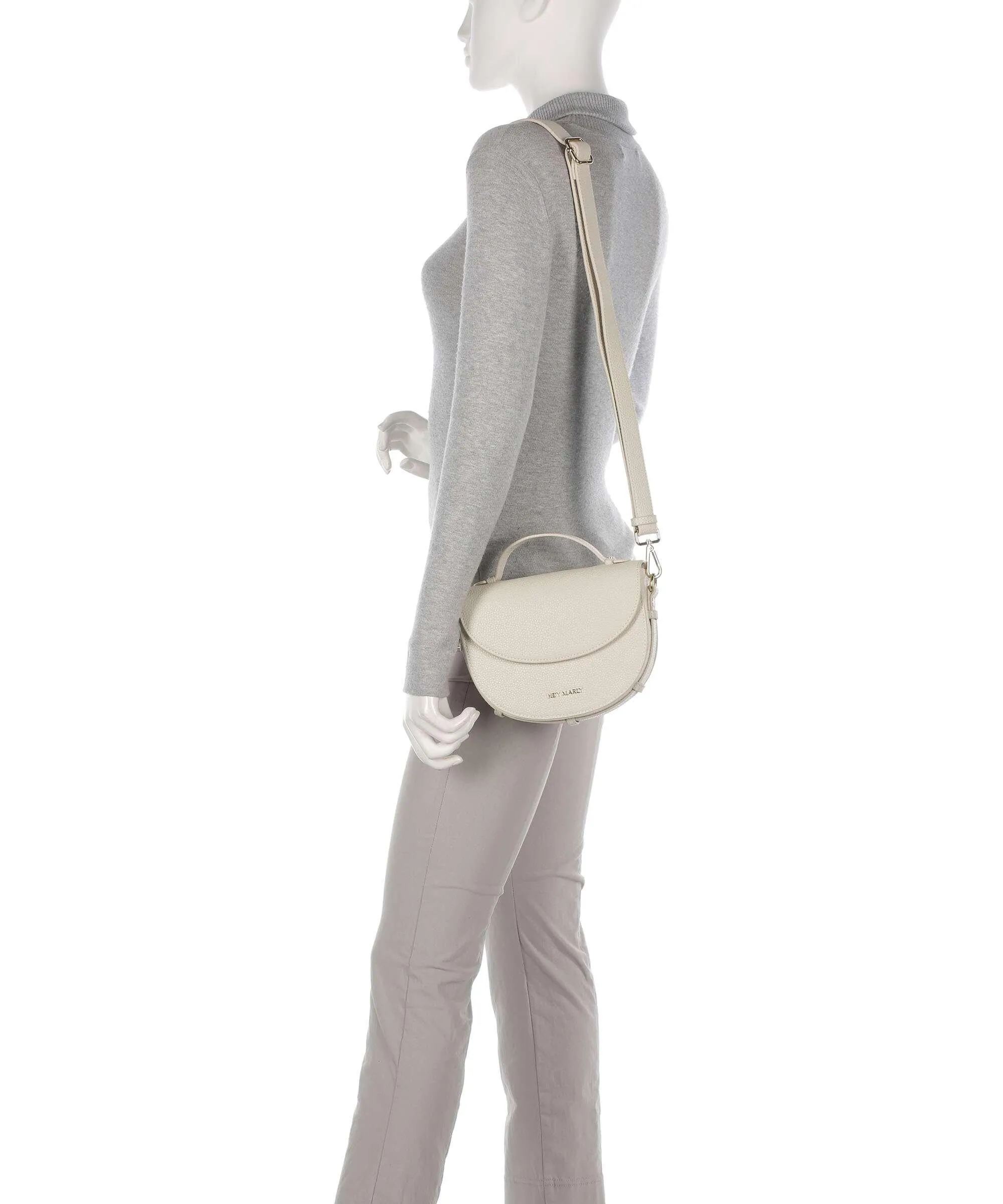  Hey Marly Soul Sister Borsa a tracolla pelle riciclato sabbia  