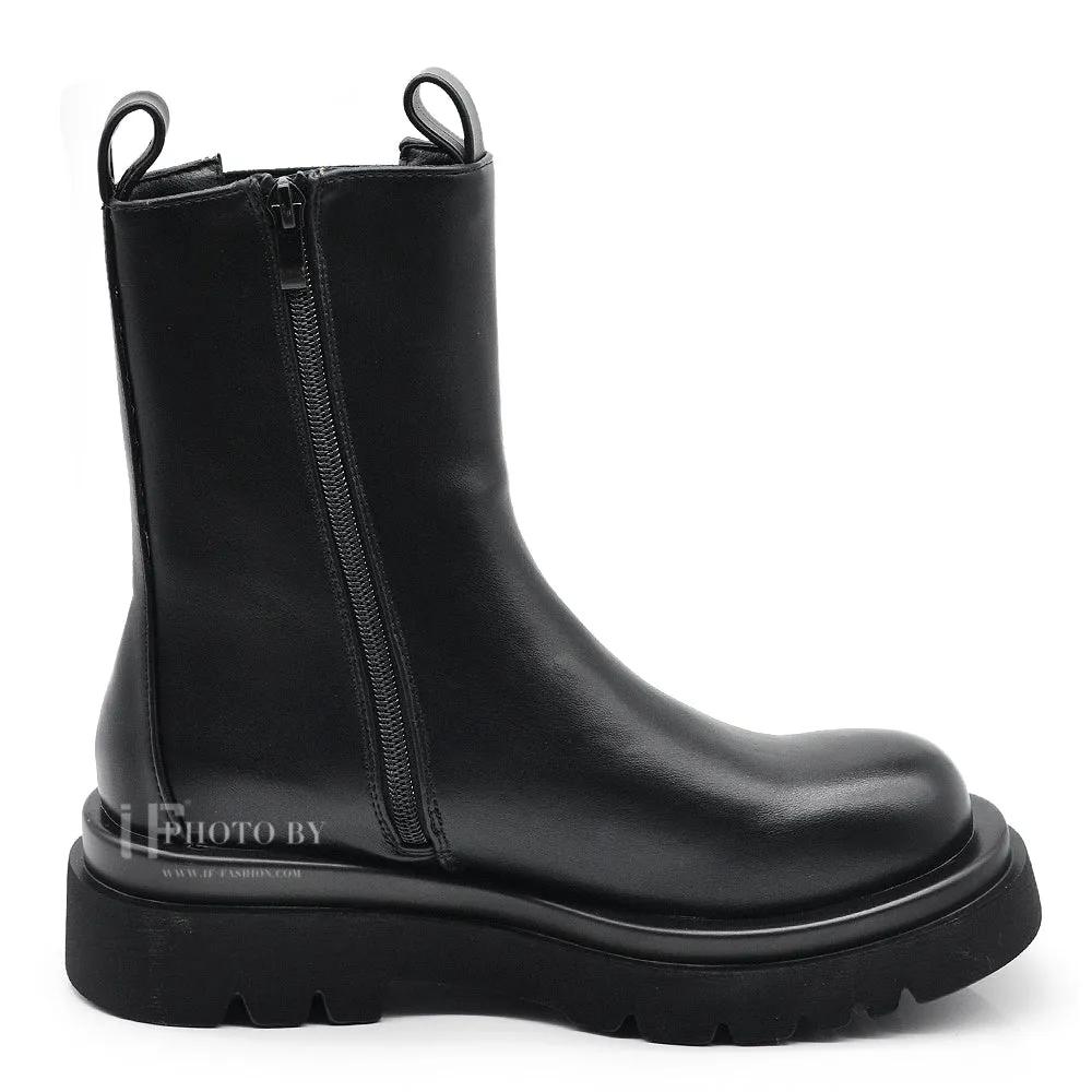 IF FASHION Stivali Stivaletti Anfibi Suola Colorata Combat LY86-2