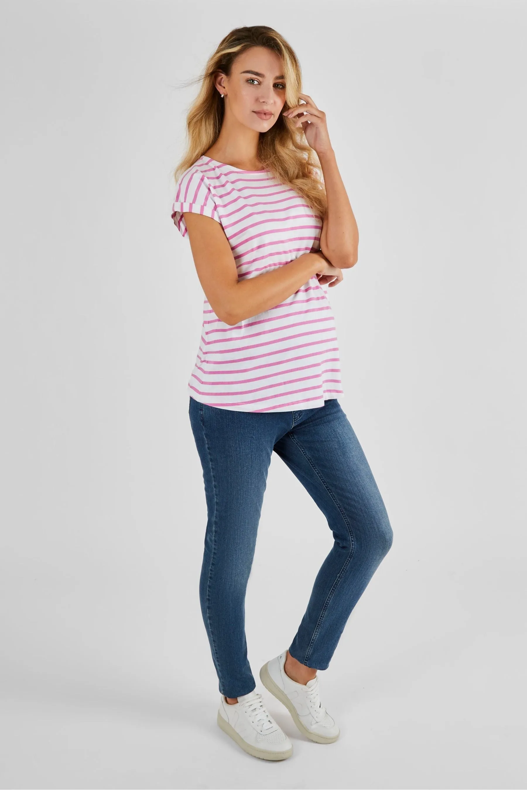 JoJo Maman - Bébé Boyfriend T-shirt premaman in cotone    