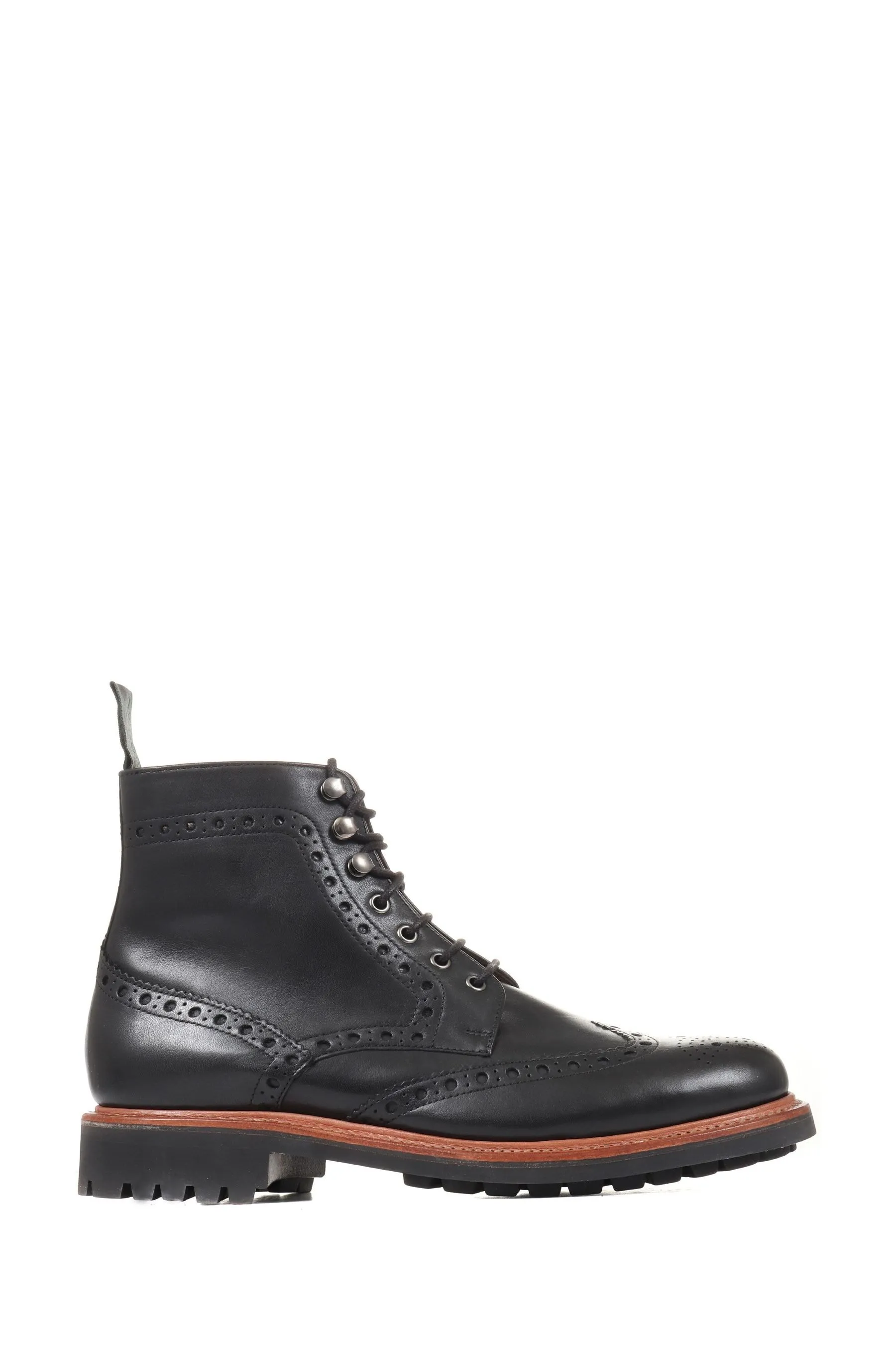 Jones Bootmaker Baker Street - Nero a filetto con Goodyear - Stivaletti