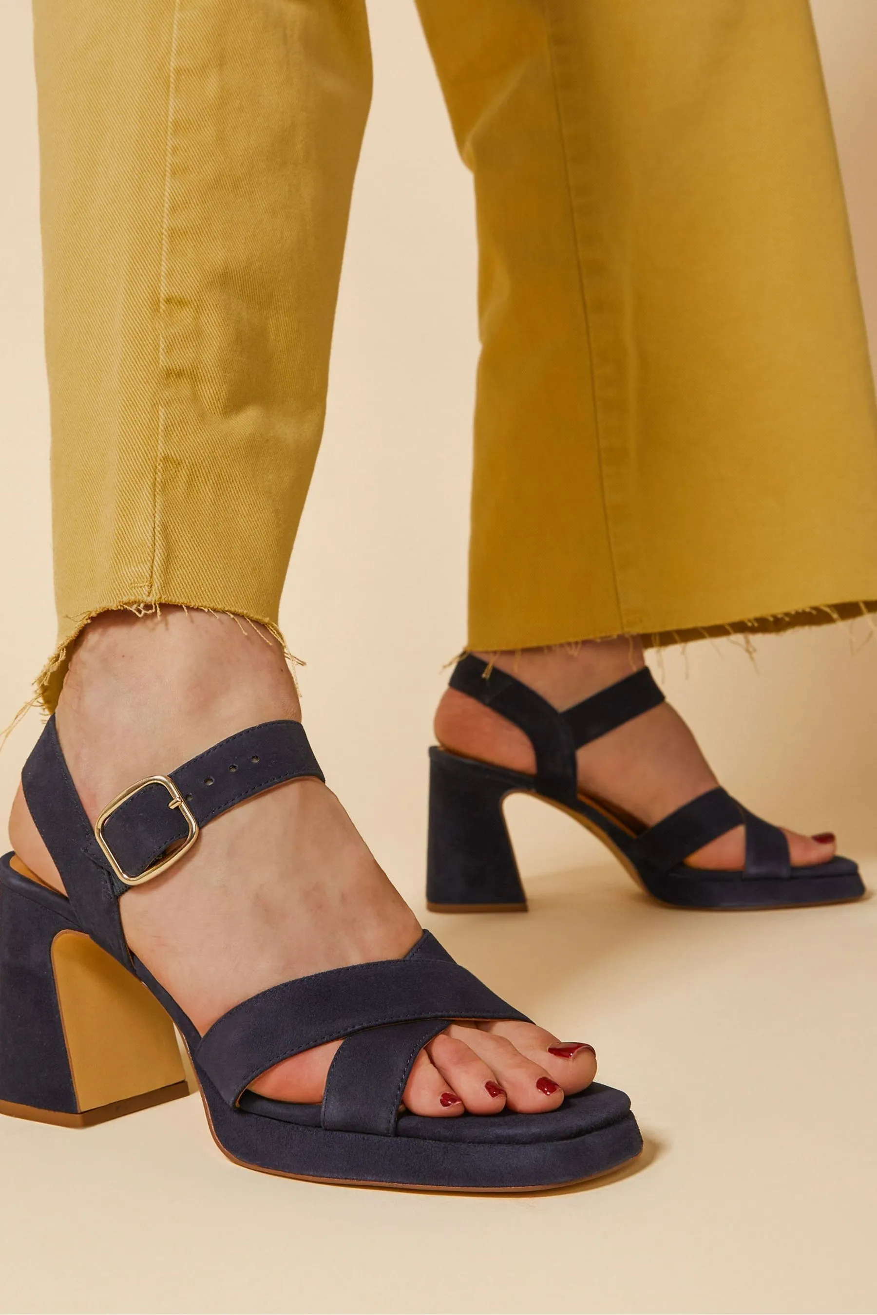 Jones Bootmaker - Gladiola 2 - Sandali in pelle con plateau