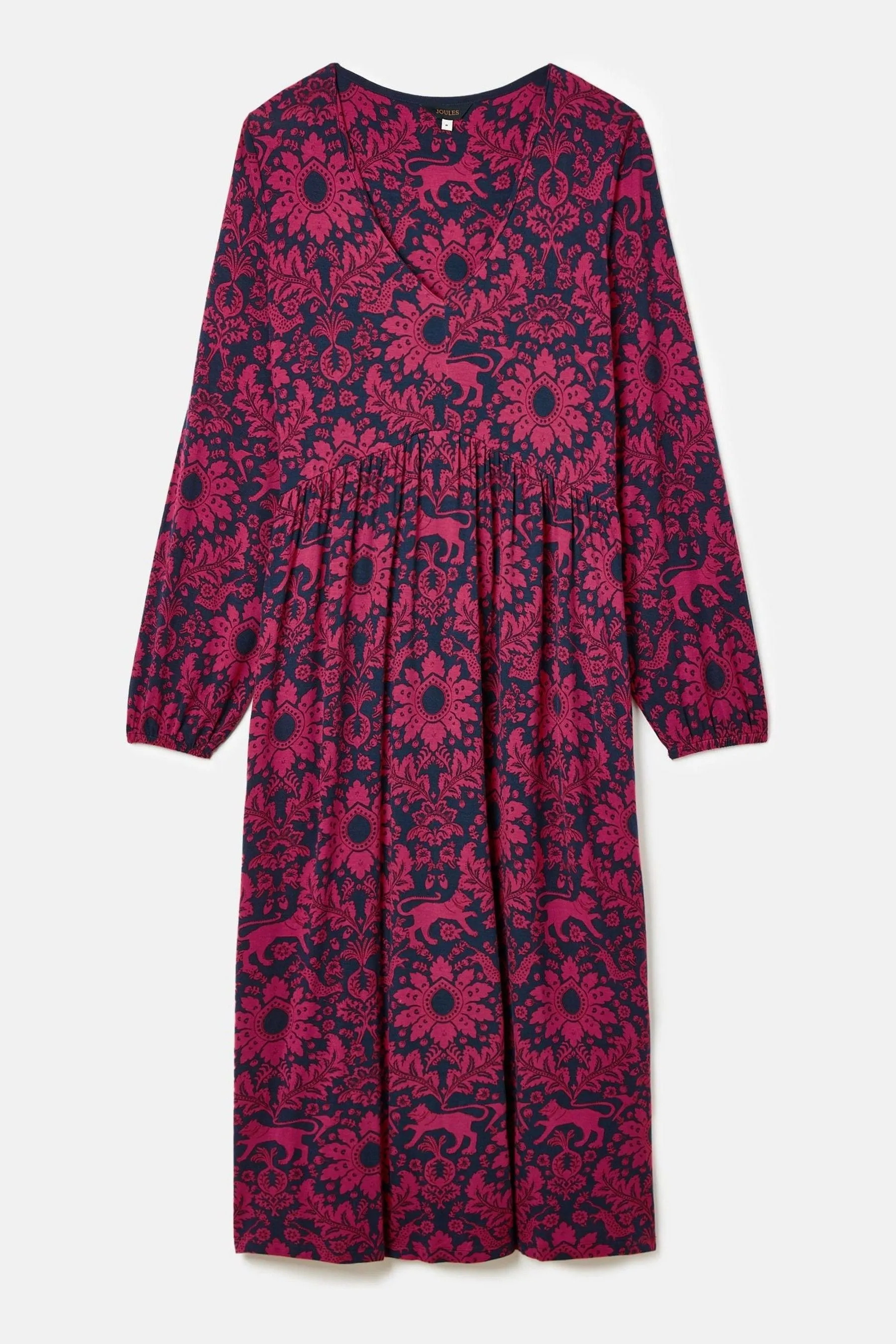 Joules Nia Long Sleeve Midaxi Vestito    