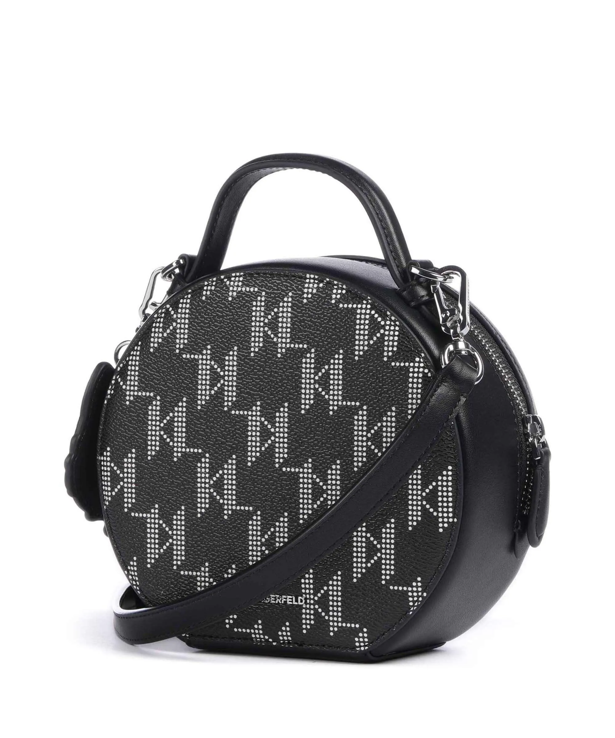  Karl Lagerfeld K/Ikonik 2.0 Borsa a tracolla pelle sintetica nero  