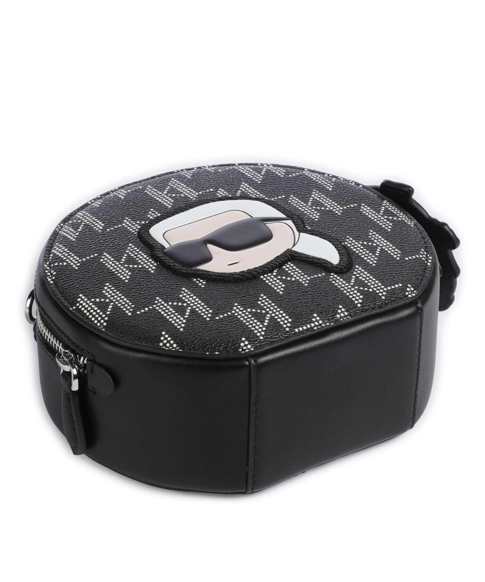  Karl Lagerfeld K/Ikonik 2.0 Borsa a tracolla pelle sintetica nero  