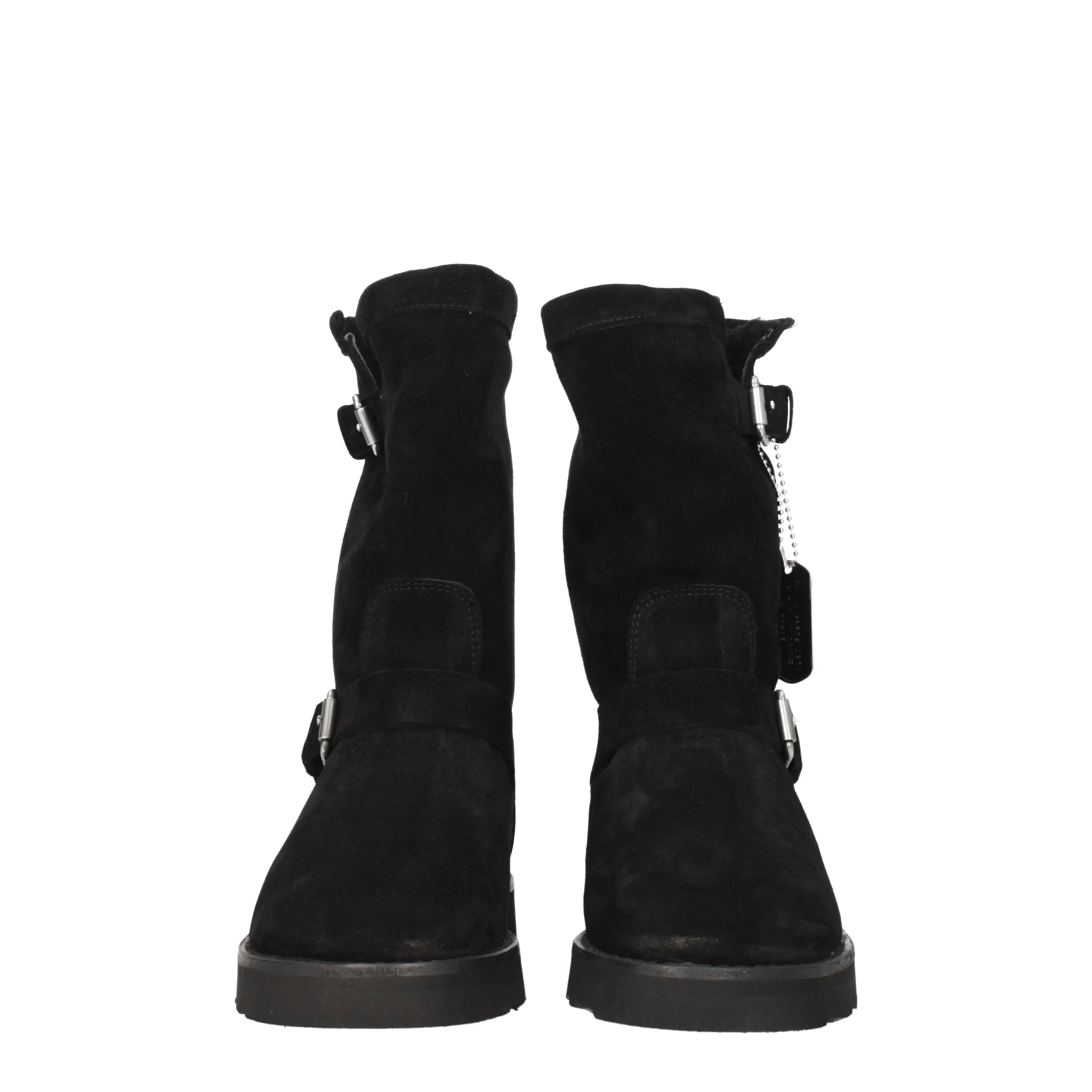 Kenzo Stivaletti Vibram Donna Camoscio Nero
