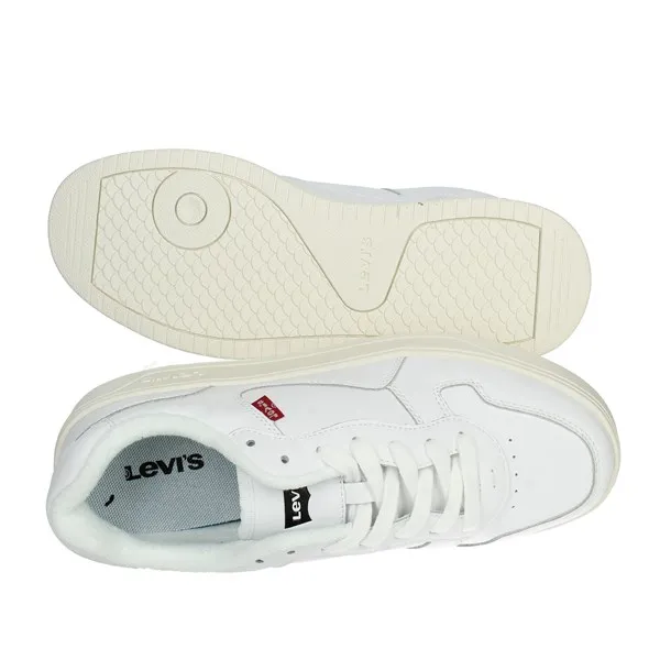 LEVI'S  SNEAKERS BASSA 235200-713 BIANCO