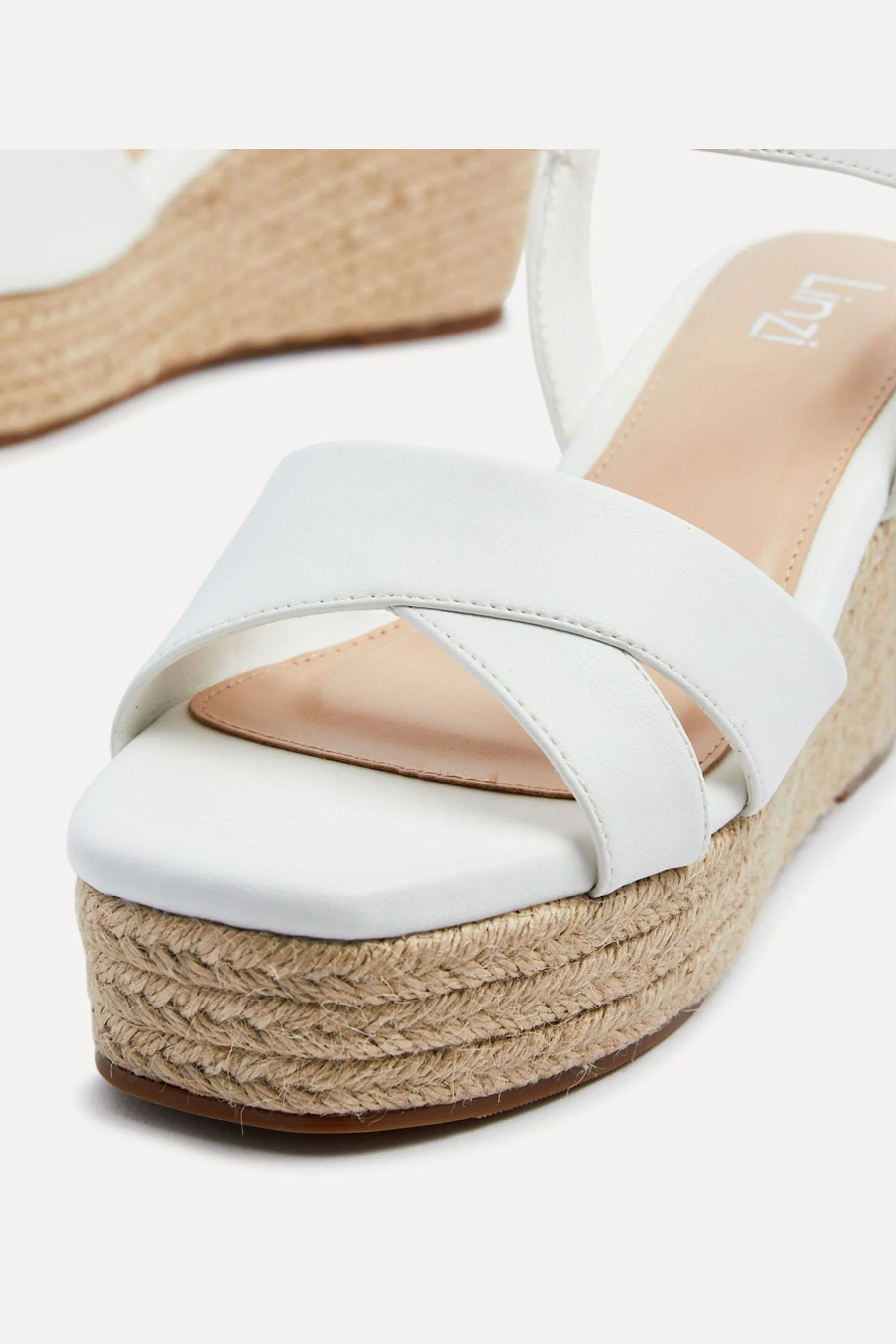 Linzi Vestibilità ampia - Desert Rope Epadrilles - Zeppe con plateau