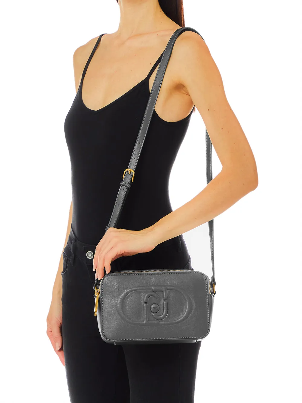 Liu Jo Borsa a Tracolla Ecs M Camera Case Donna Mod. AF4248E0332 22222 Nero