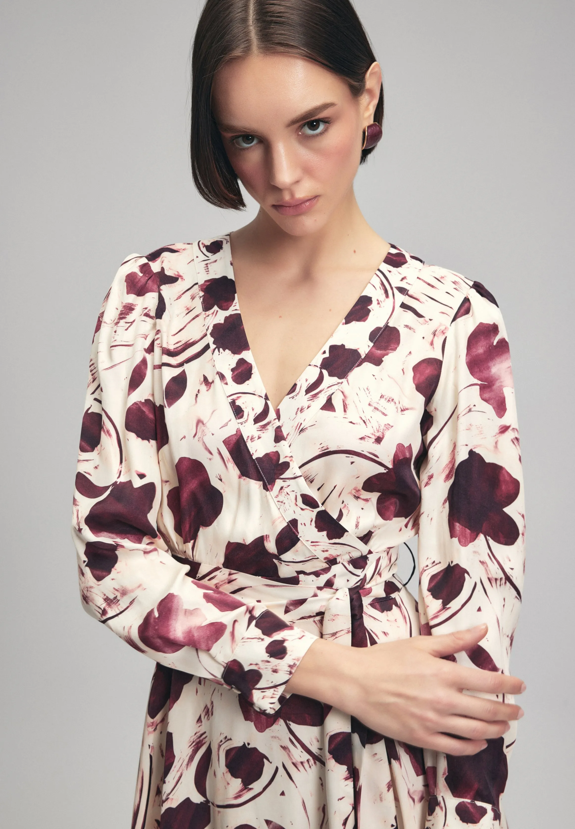 LONG SLEEVES DOUBLE BREASTED - Vestito estivo
