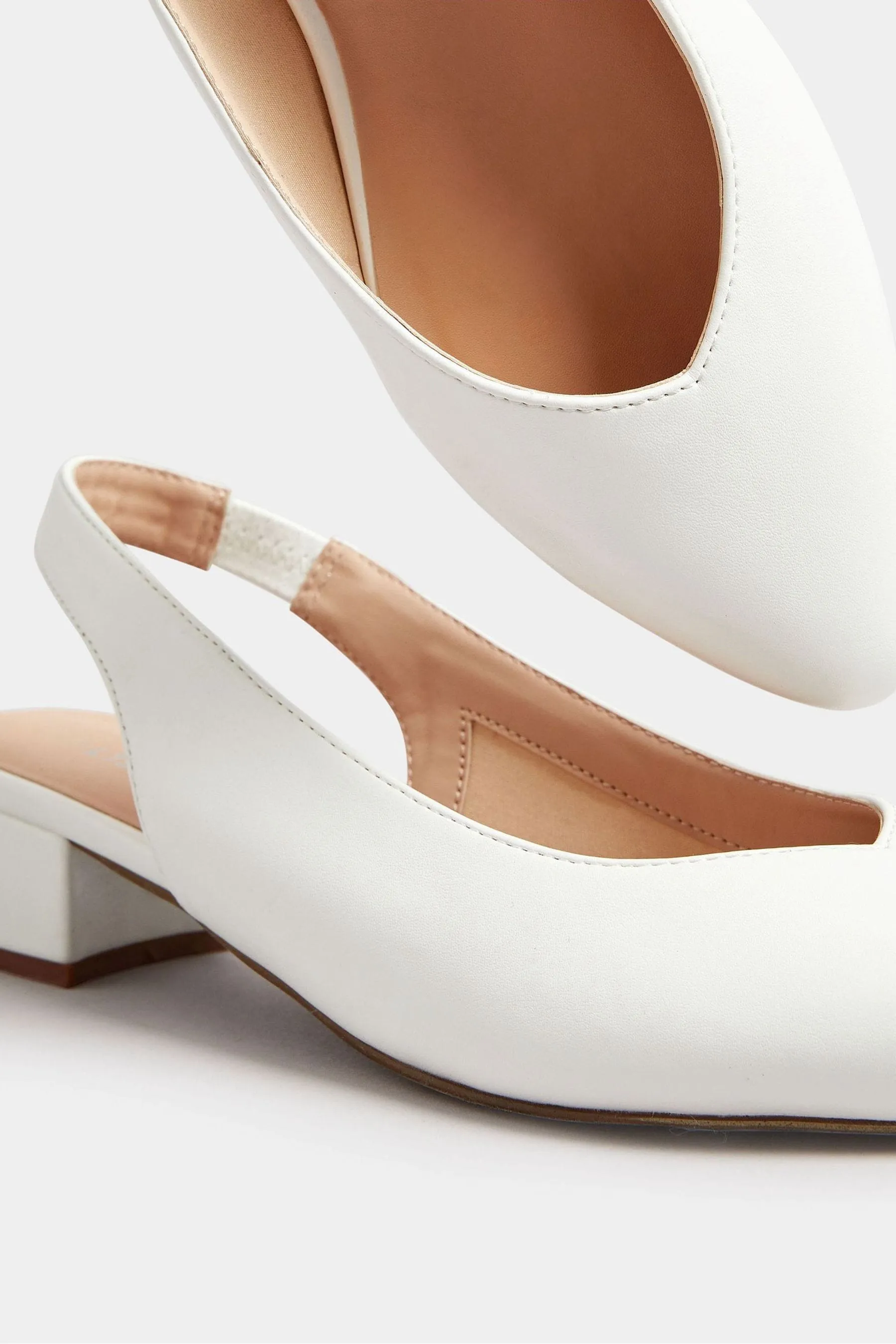 Long Tall Sally - Scarpe a blocchi medi a punta con cinturino posteriore