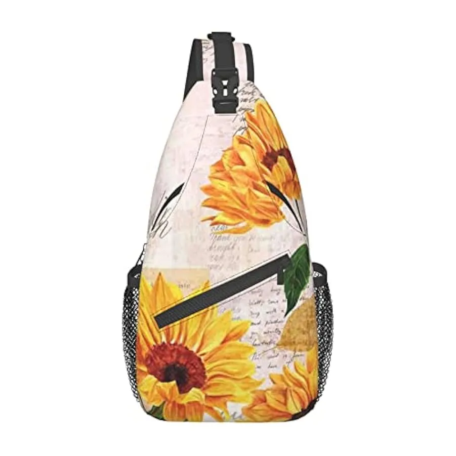 Lsjuee Borsa a tracolla diagonale casual unisex in fiore di mandorla, borsa a tracolla multiuso a tracolla da viaggio, zaino da 