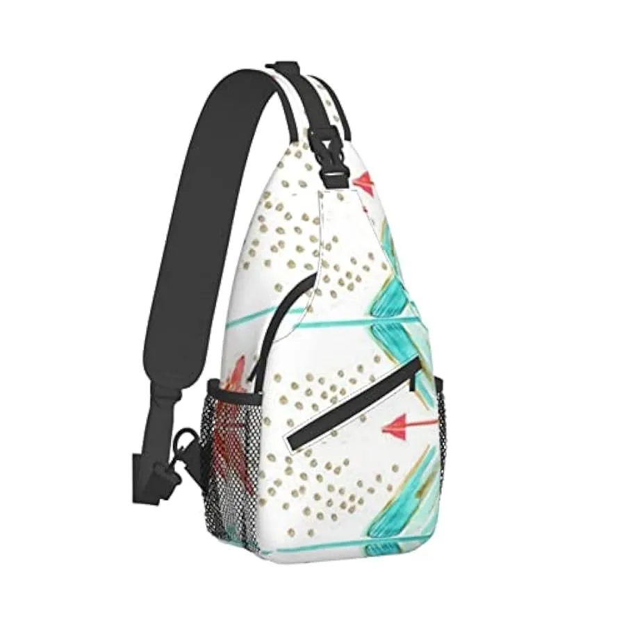 Lsjuee Borsa a tracolla diagonale casual unisex in fiore di mandorla, borsa a tracolla multiuso a tracolla da viaggio, zaino da 
