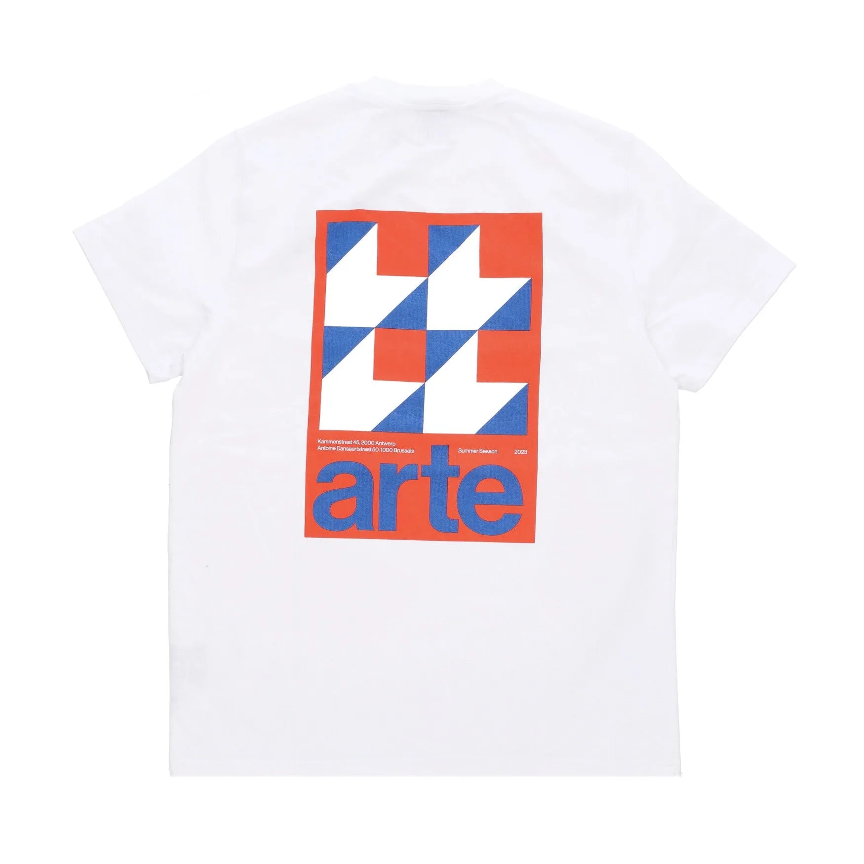 Maglietta Uomo Back Print Tee White